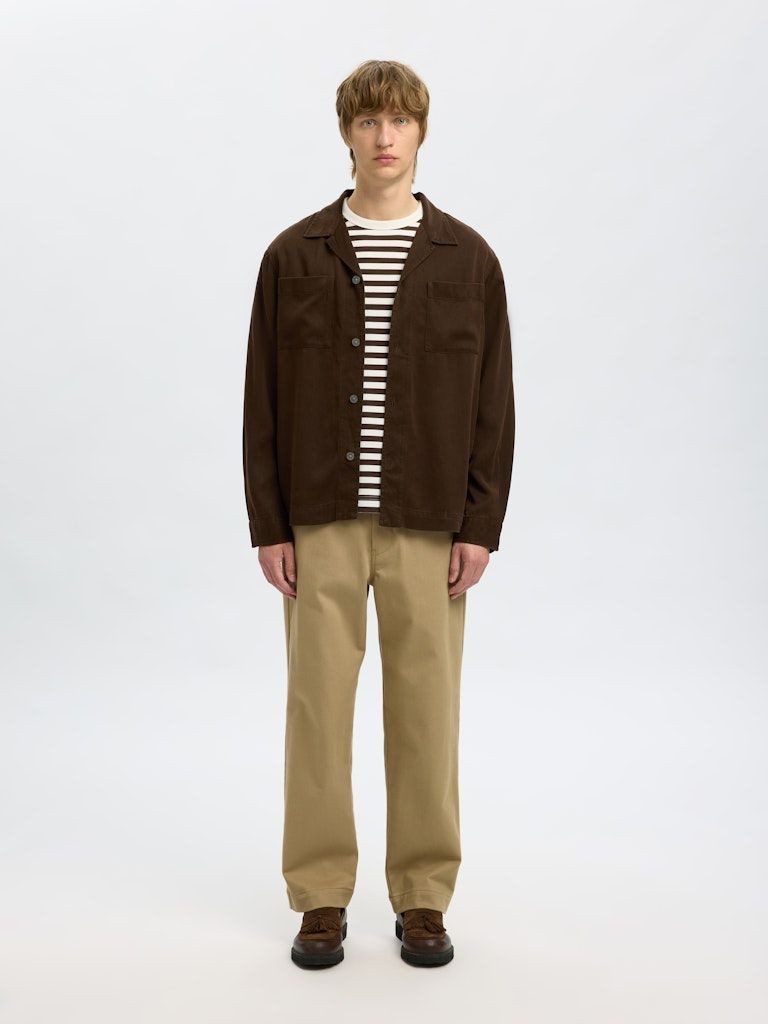 SELECTED HOMME Langarmhemd SLHREGMIO TENCEL