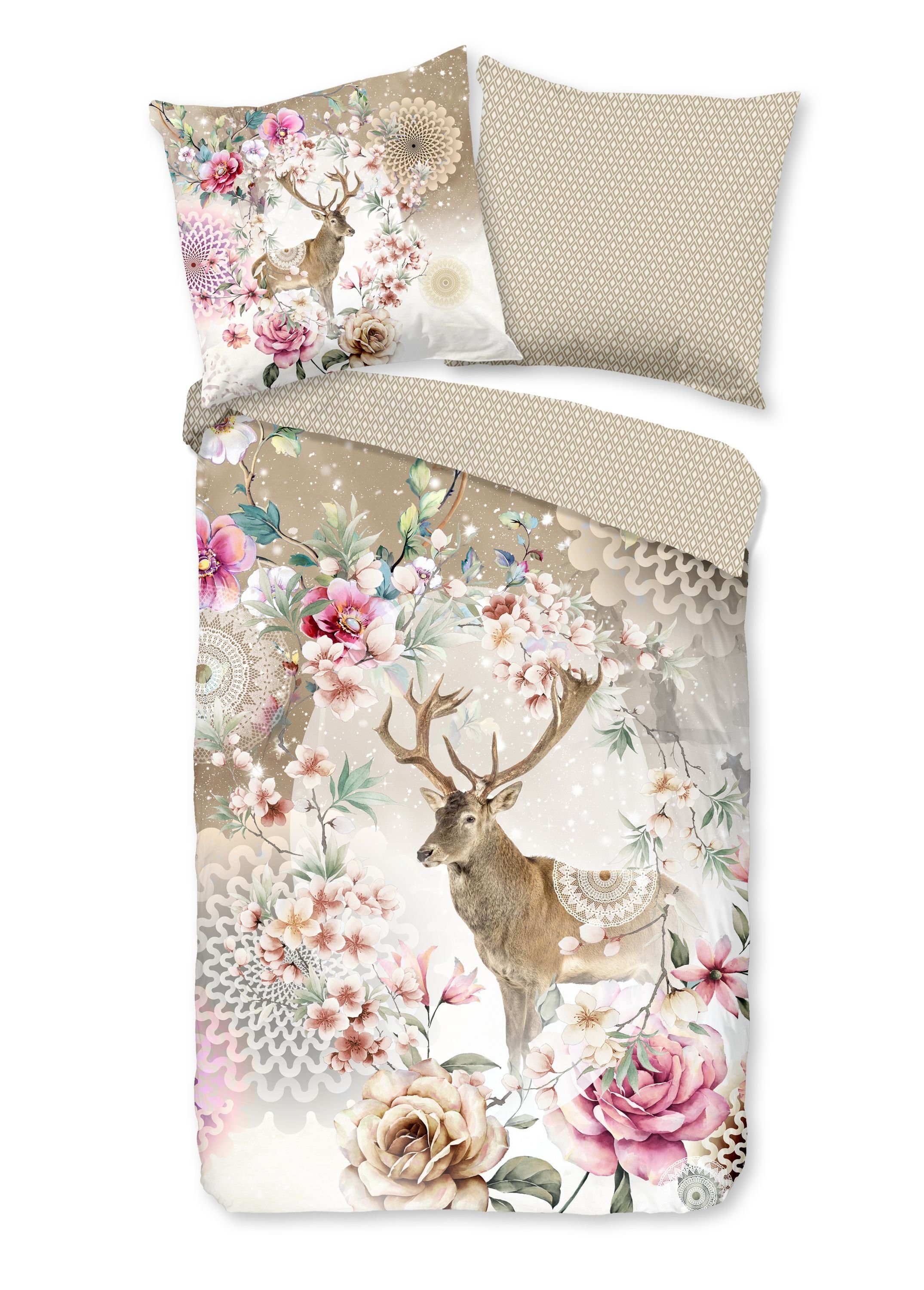 Traumschloss Bettwäsche Comfort Baumwolle, Flanell, 2 teilig, winterlicher günstig online kaufen