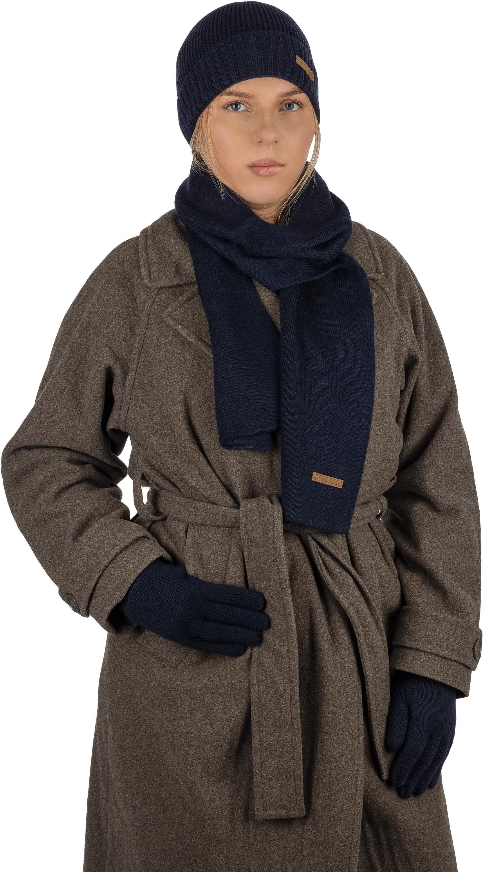 normani Wollschal Merinowoll-Schal glatt Yuma, Winterschal Halswärmer Gesichtsschal für Damen und Herren