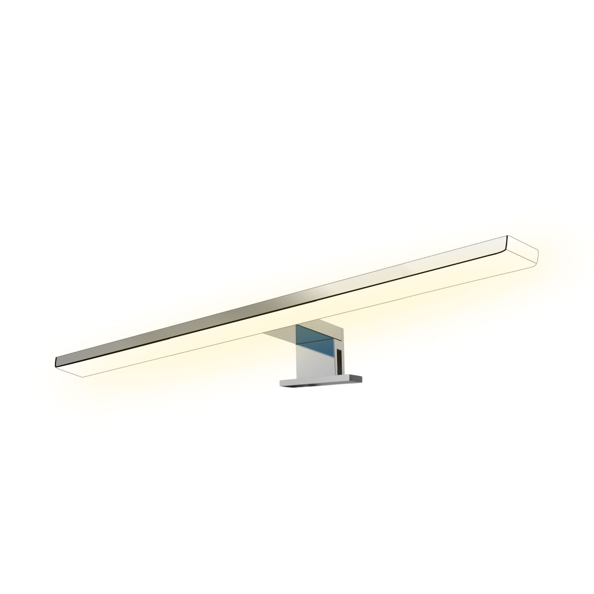 kalb LED Spiegelleuchte Aurinko LED Badleuchte Badlampe Spiegellampe, chrom 230V, 800mm warmweiß, warmweiß