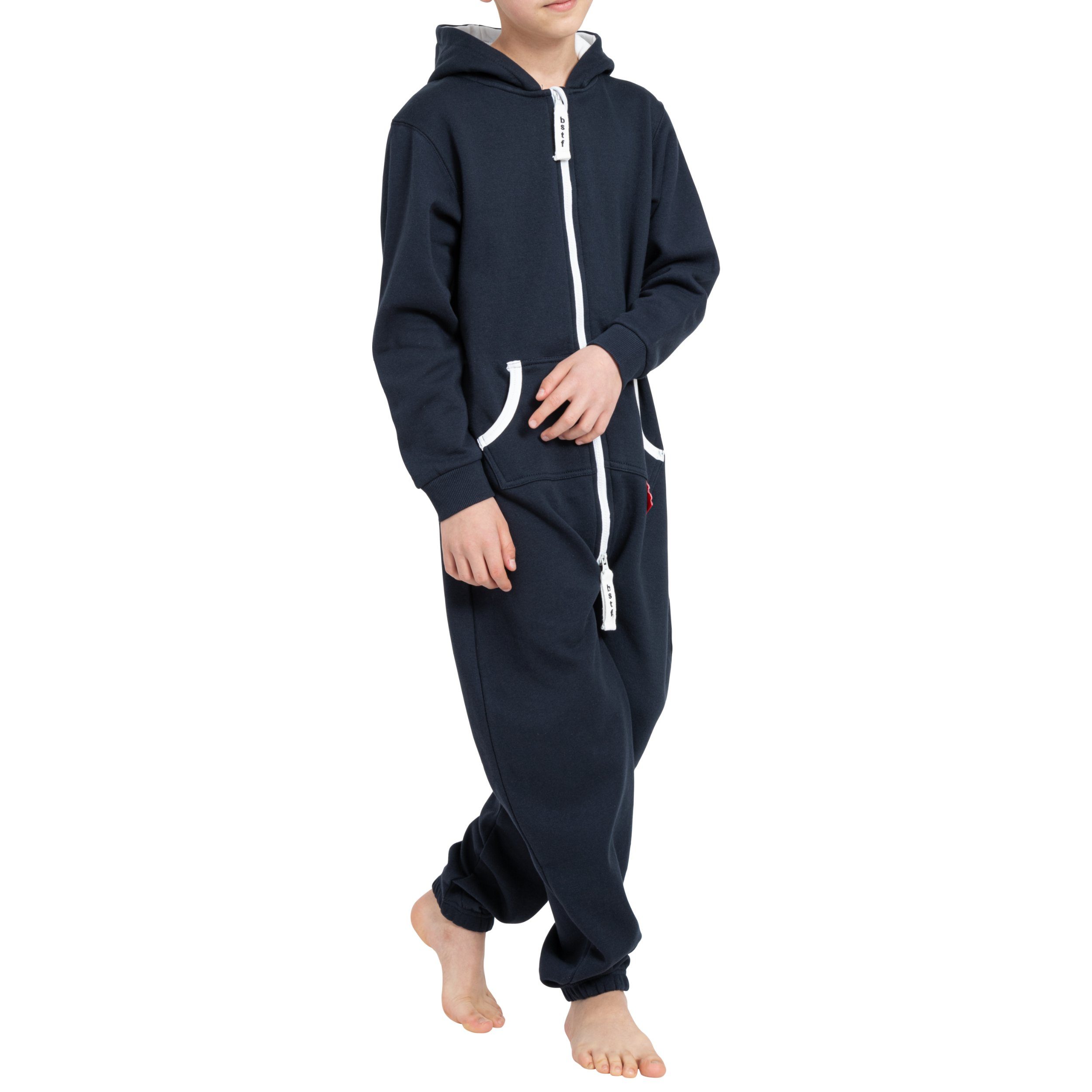 Basisstoff Jumpsuit Yuppie Kinder Jungen Mädchen Overall Onesie Anzug Kids – Bild 2 von 5