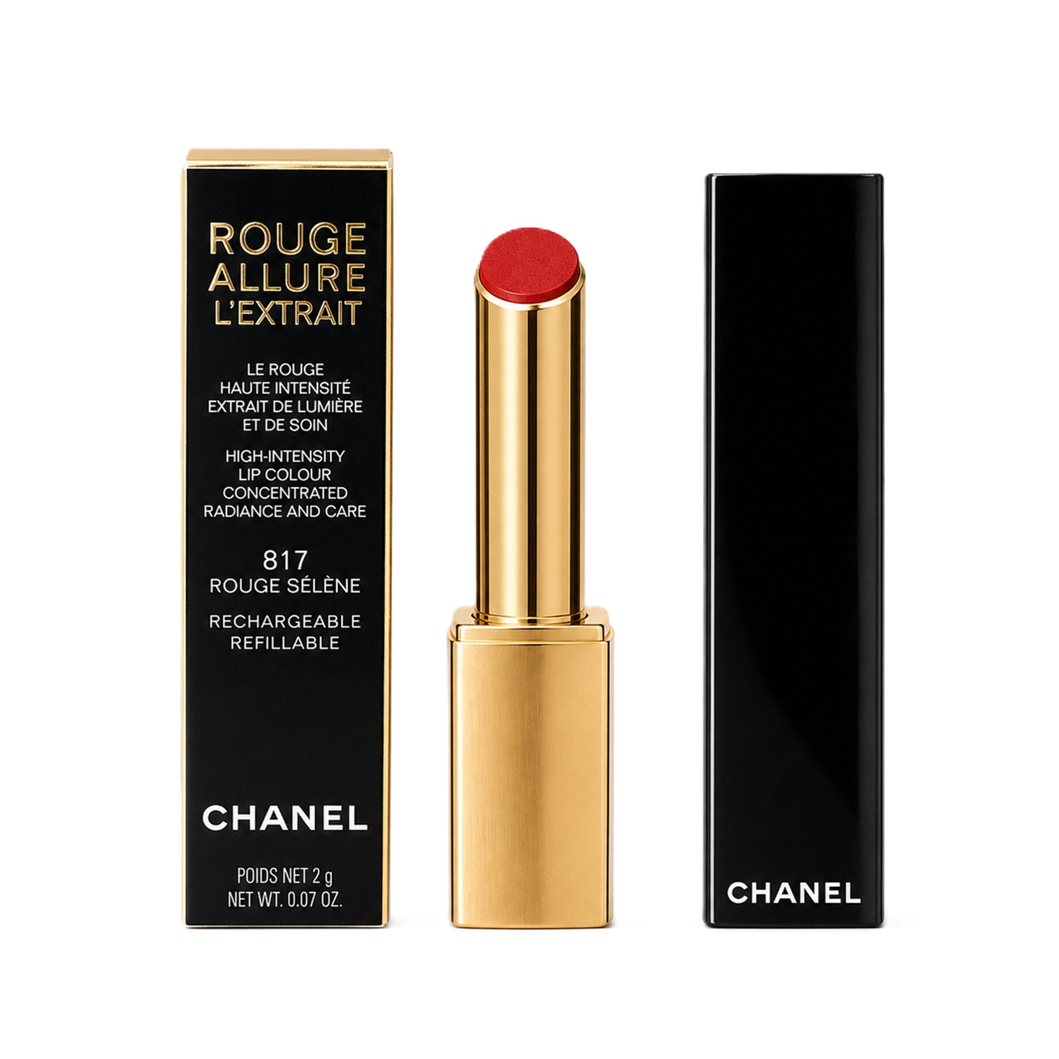 CHANEL Lippenstift Chanel Rouge Allure L'Extrait lip colour 817 Rouge Selene 2g