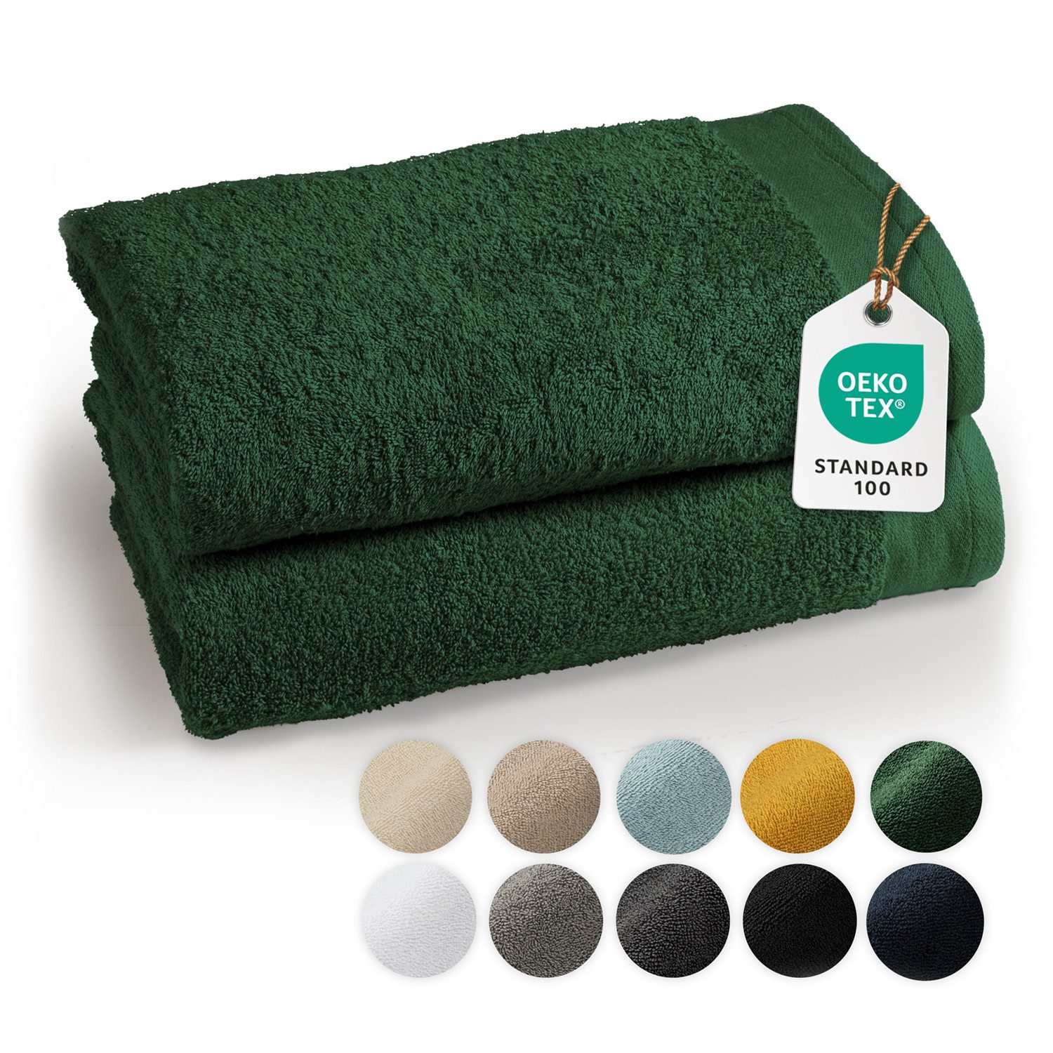 Blumtal Handtuch Premium 2-TLG. Saunatuch Set 80x200cm günstig online kaufen