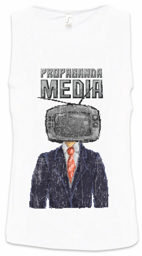 Tanktop Propaganda Media Ärmelloses T-Shirt Gamer Gaming Fun Games Pixel Retro