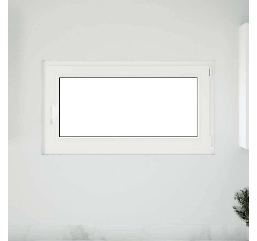 Thumbnail - vidaXL Fenster Kellerfenster RISOR 110x50 cm Dreh Kipp DIN Rechts Weiß