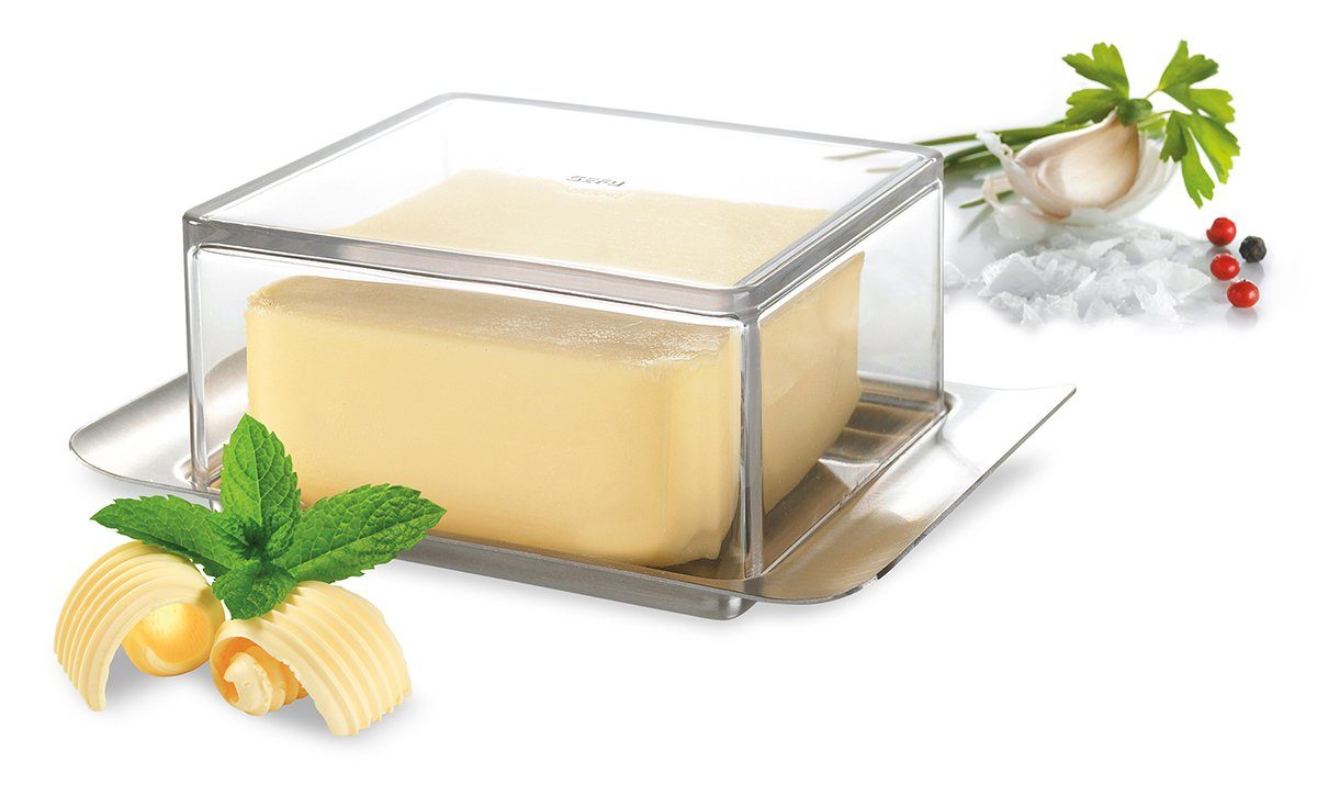 GEFU Butterdose Butterdose BRUNCH 125g Butter Kunststoff Deckel Bu