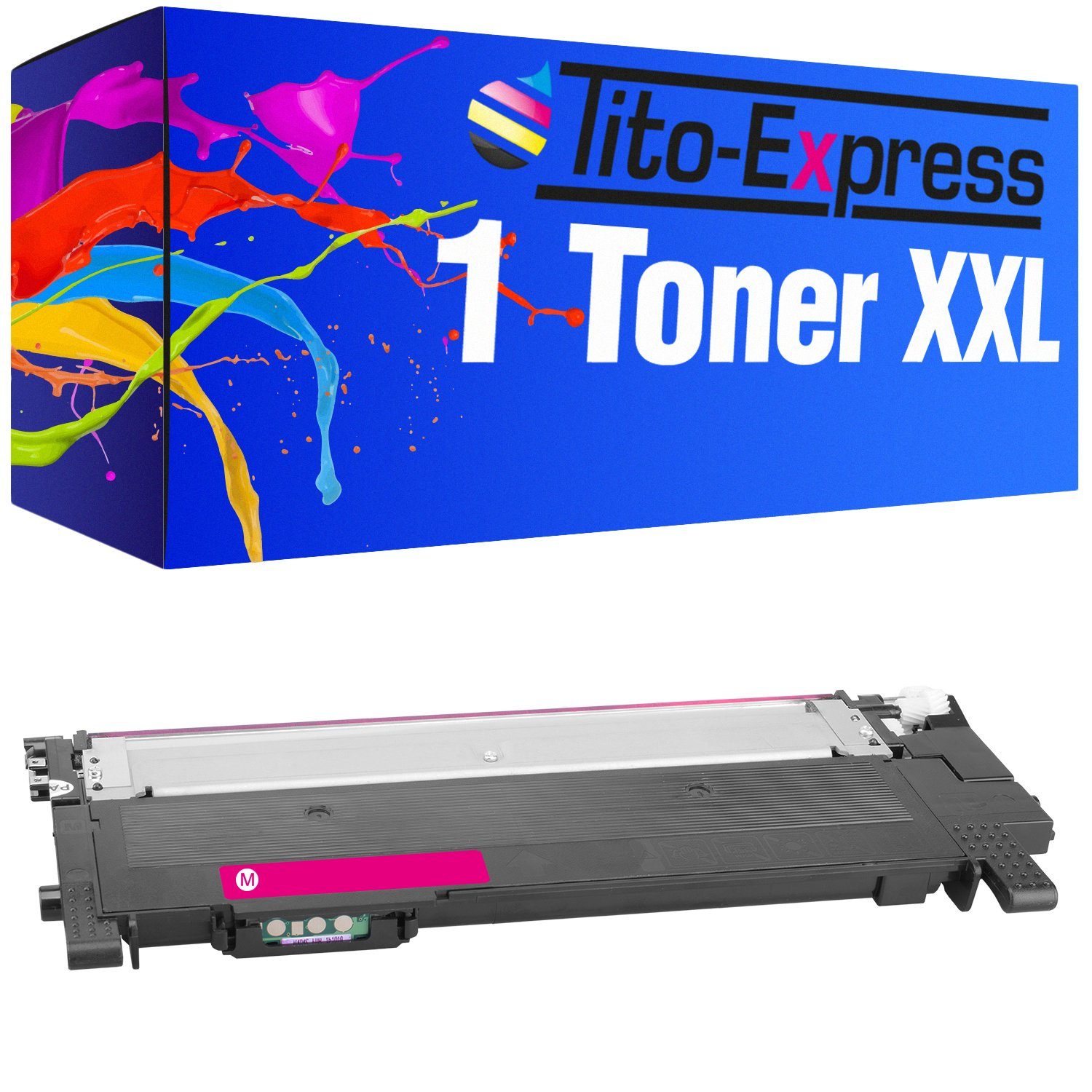 Tito-Express PlatinumSerie Tonerpatrone ersetzt Samsung CLT-404S Samsung  CLT 404S SamsungCLT404S, (1x Magenta), für Xpress SL C480FW C430W C430 C480  CF480FN C48X C43X Series