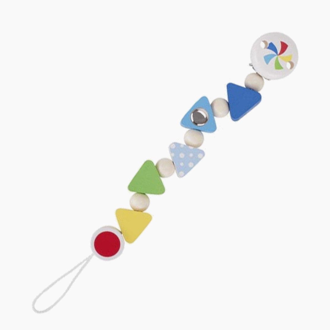 Schnullerbefestigung Schnullerkette Confetti