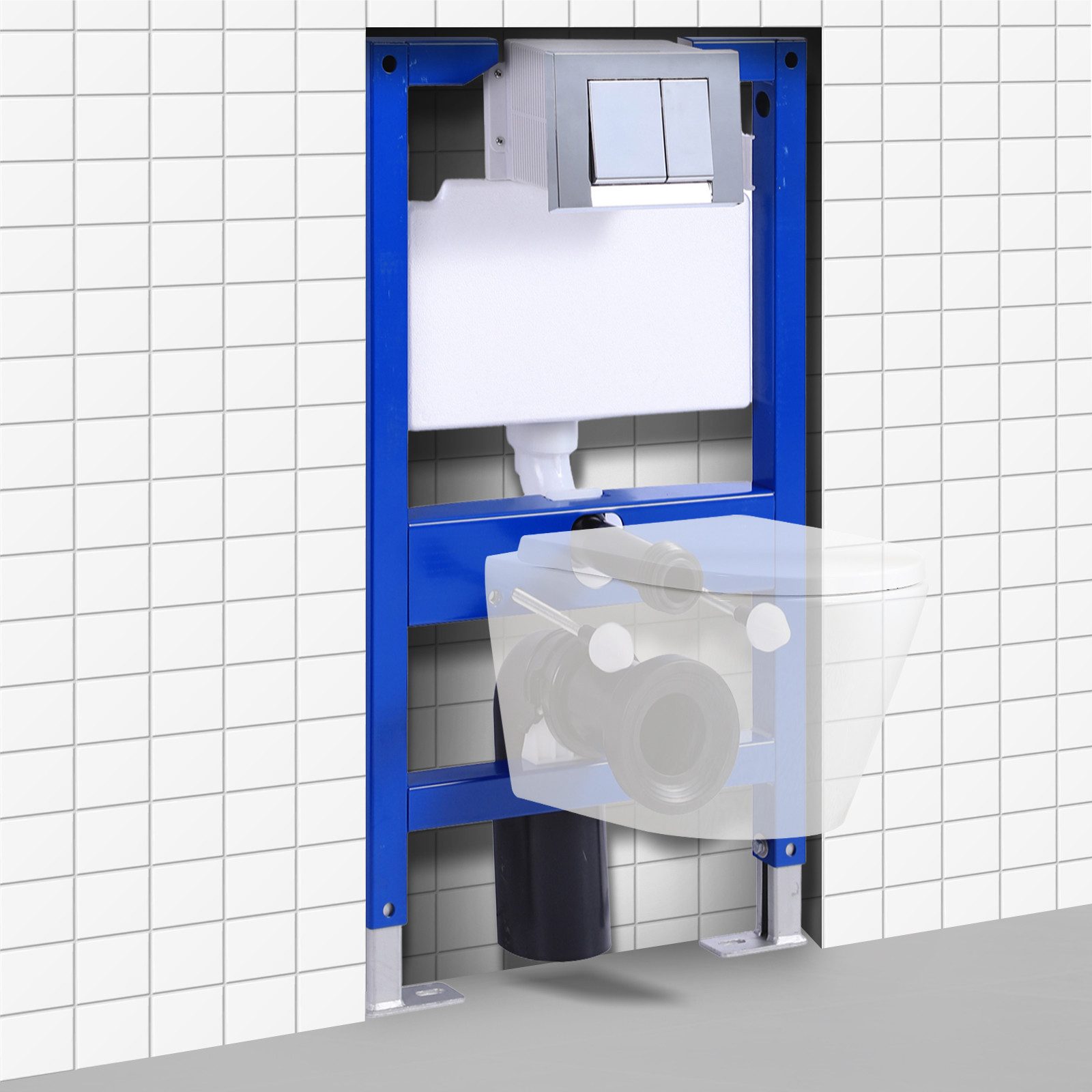 HOROW Vorwandelement WC Unterputz Wand-WC Spülkasten günstig online kaufen