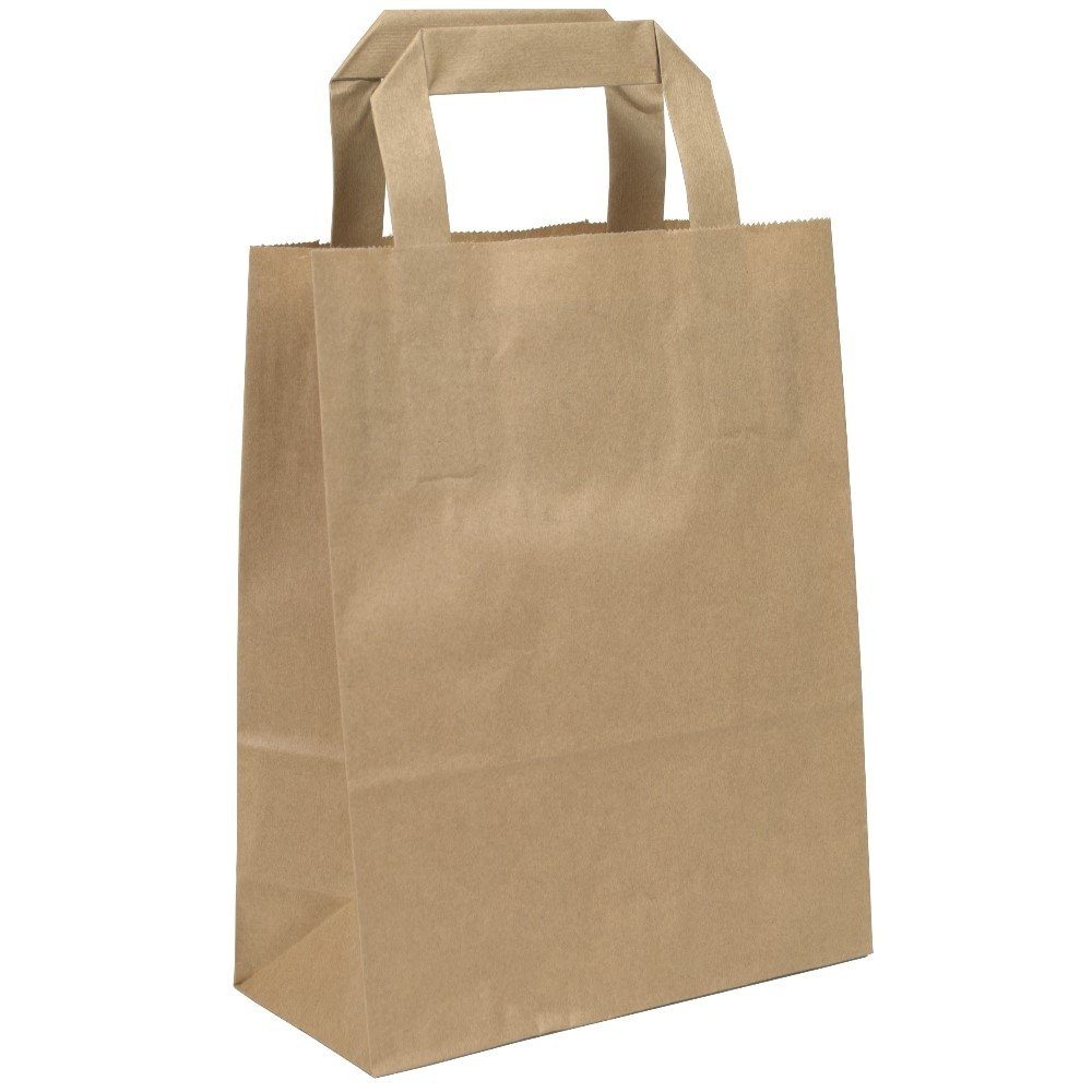 KK Verpackungen Tragetasche (250-tlg), Papiertragetaschen Papiertüten Papie günstig online kaufen
