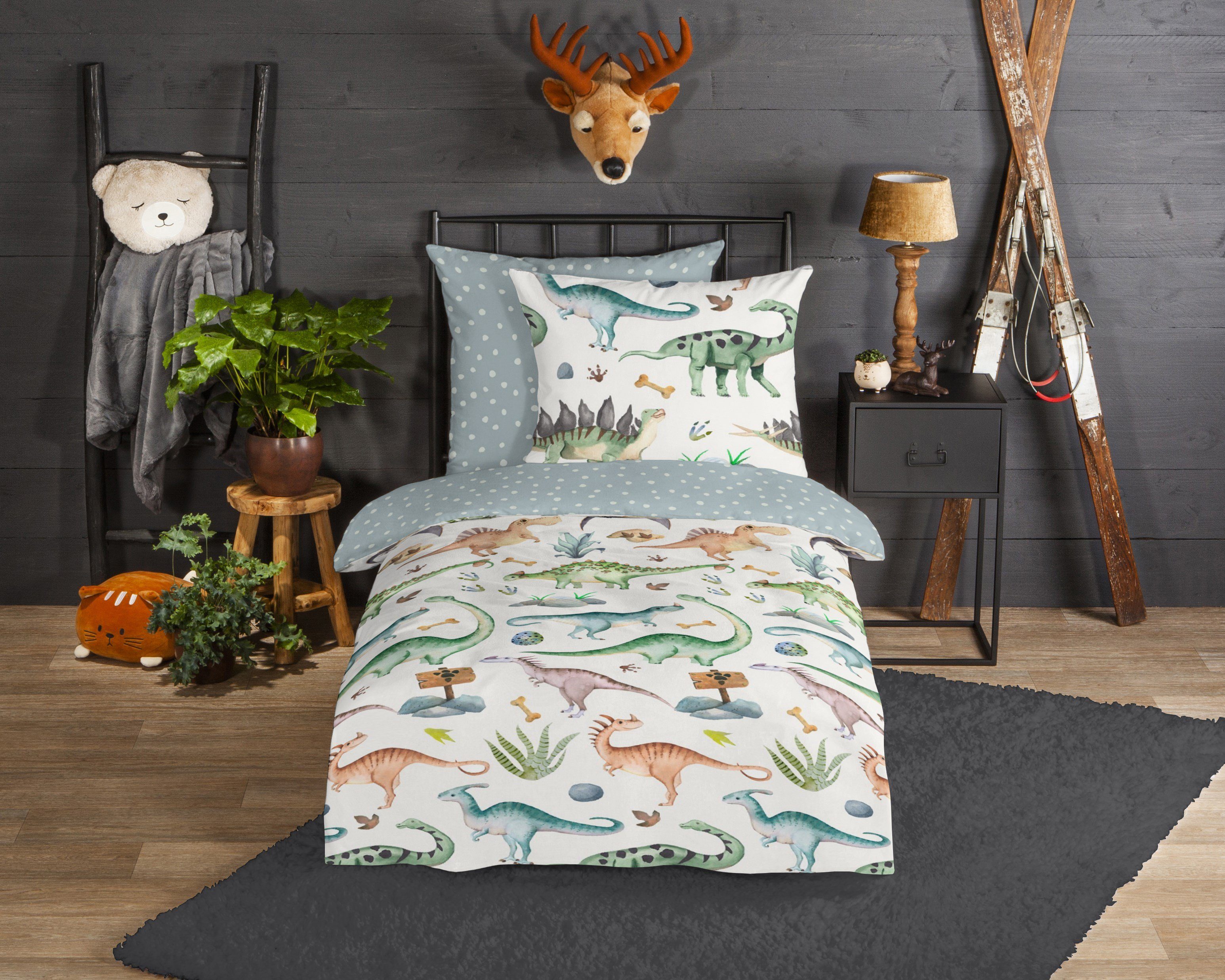 good morning Bettwäsche Biber Bettwäsche 135 günstig online kaufen