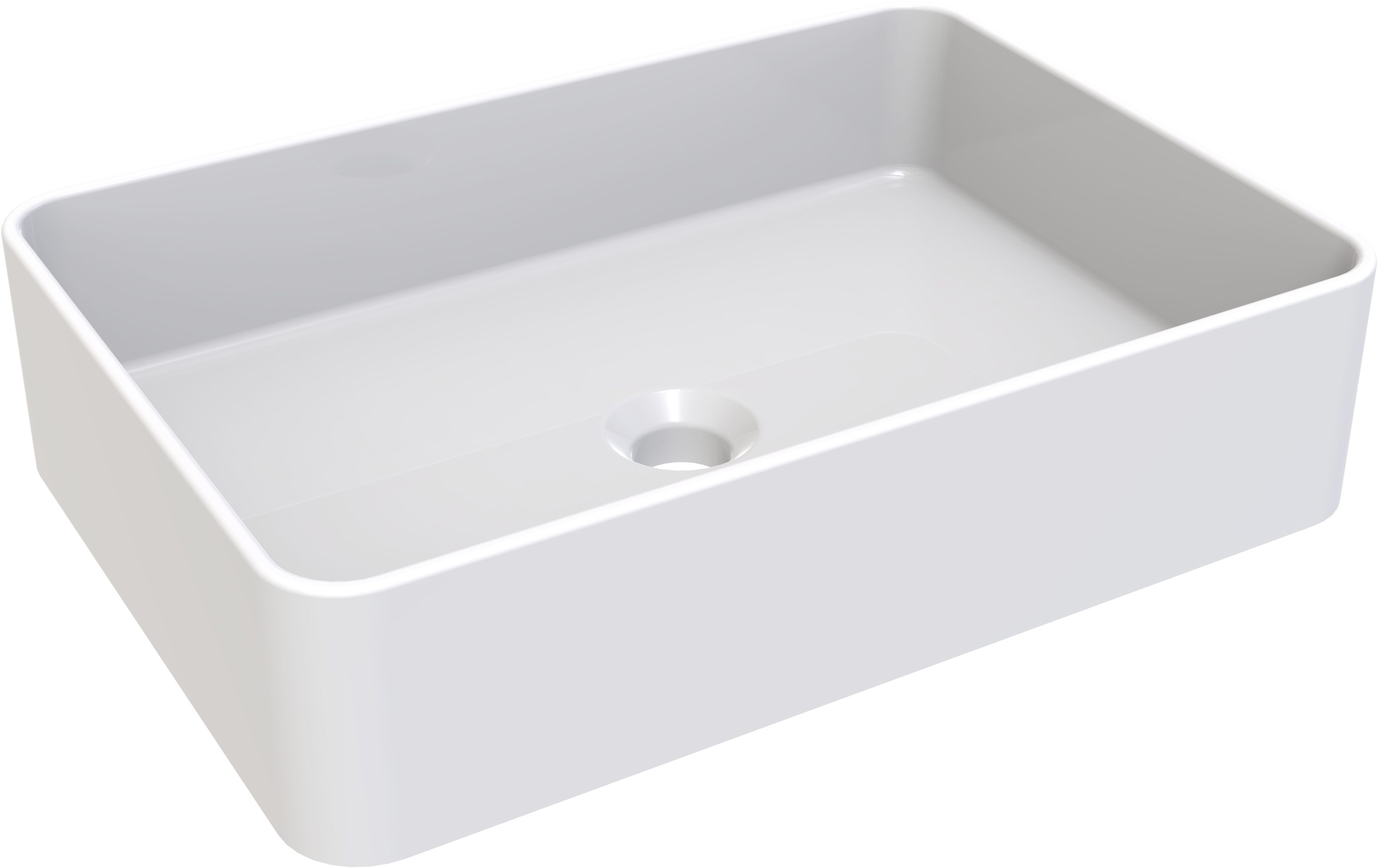 welltime Aufsatzwaschbecken, NANO Glasur