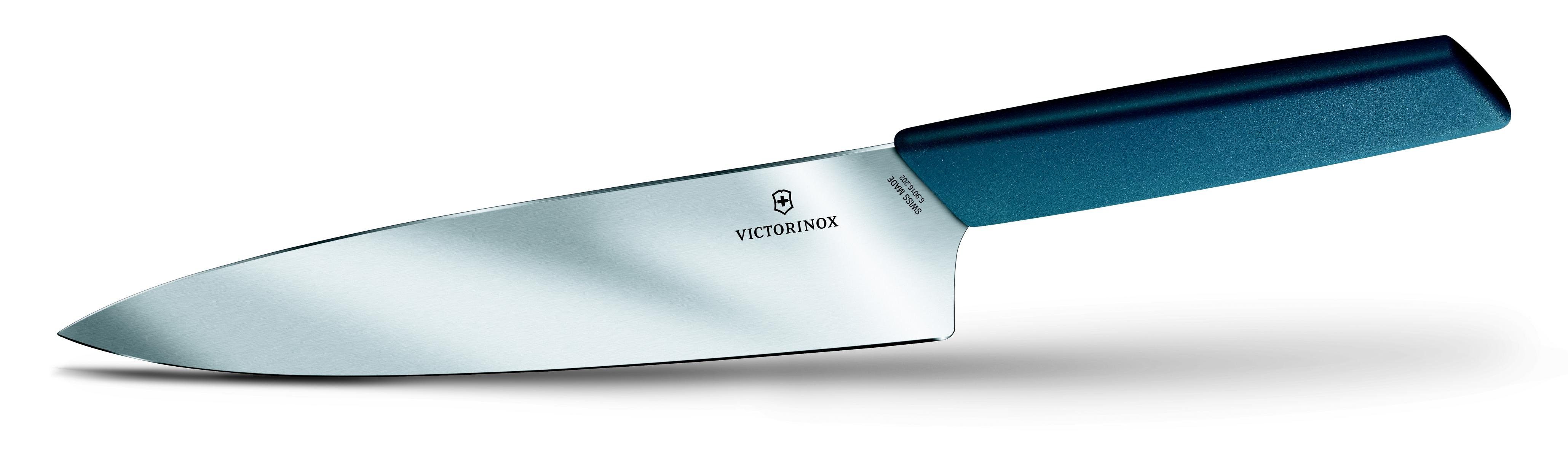 Victorinox Taschenmesser breit, Blister Tranchierm., 20cm, Modern Swiss extra cornflower