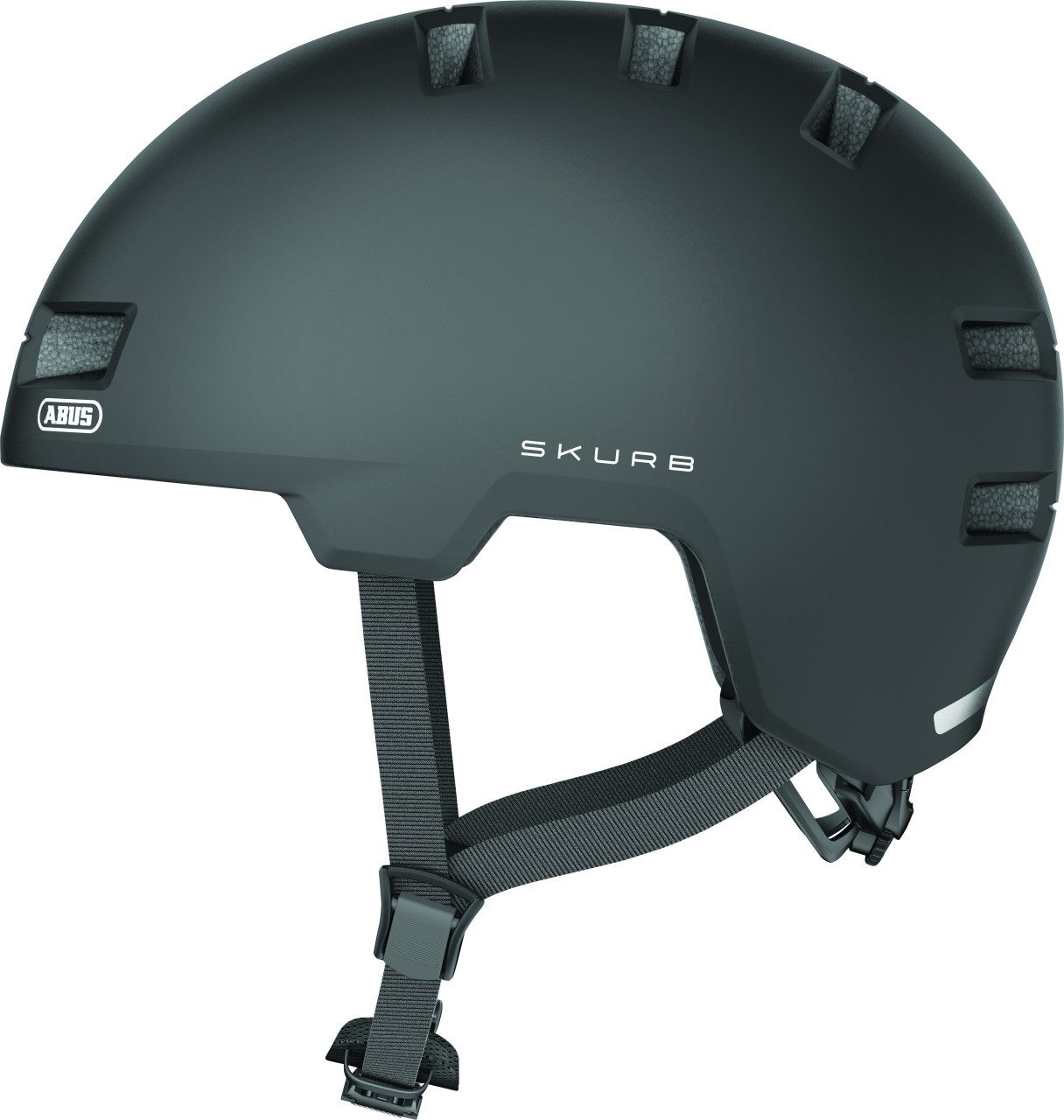 ABUS Fahrradhelm Abus Fahrradhelm Skurb M grau – Bild 3 von 3