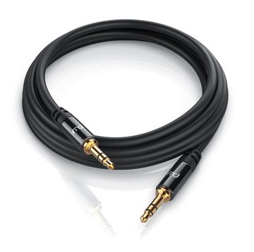 Primewire Audio-Kabel, AUX, 3,5-mm-Klinke (150 cm), HiFi Klinkenkabel für Audiogeräte Premium Series - 1,5m