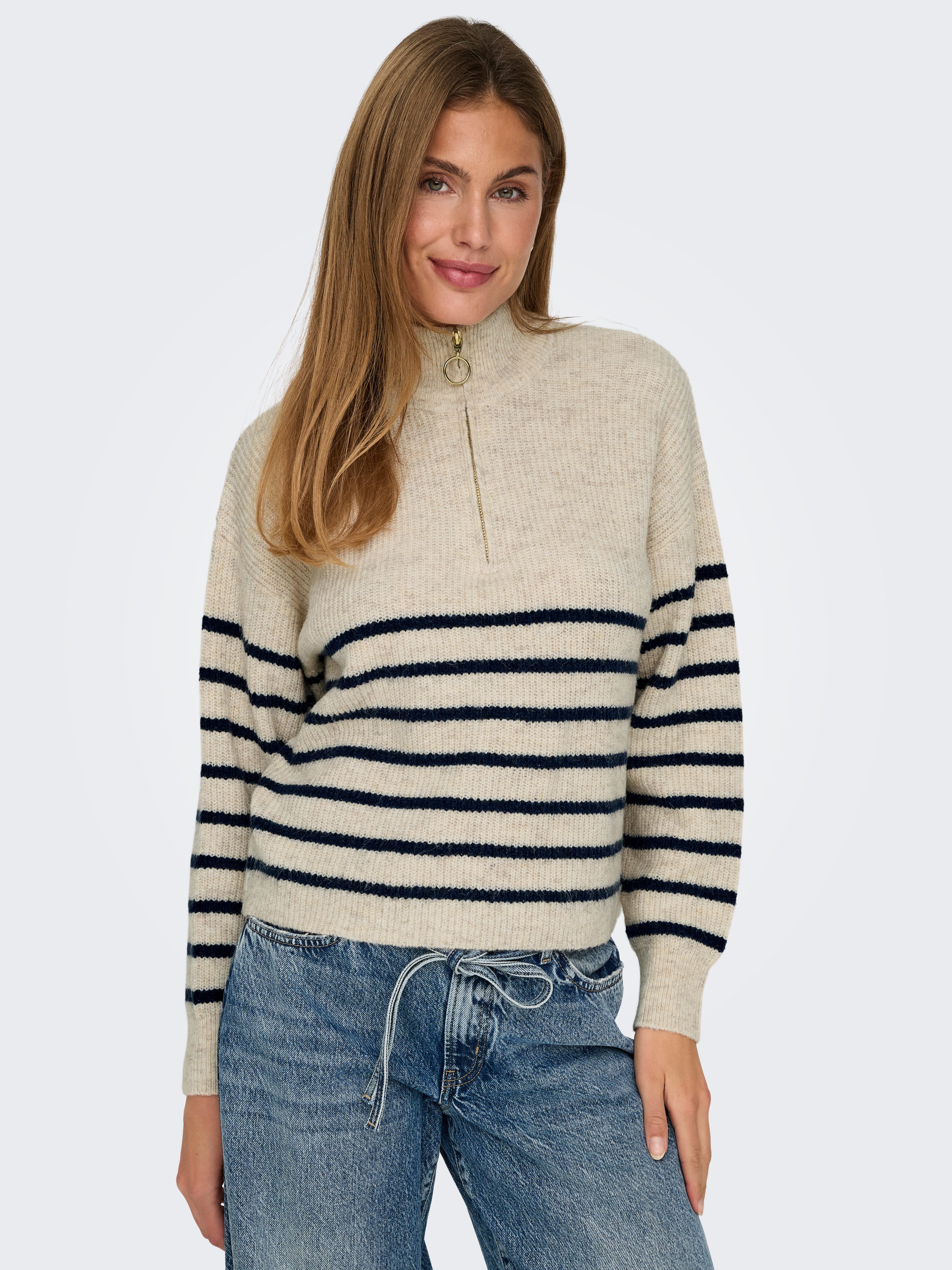 ONLY Strickpullover ONLTOKYO L/S ZIP PULLOVER günstig online kaufen