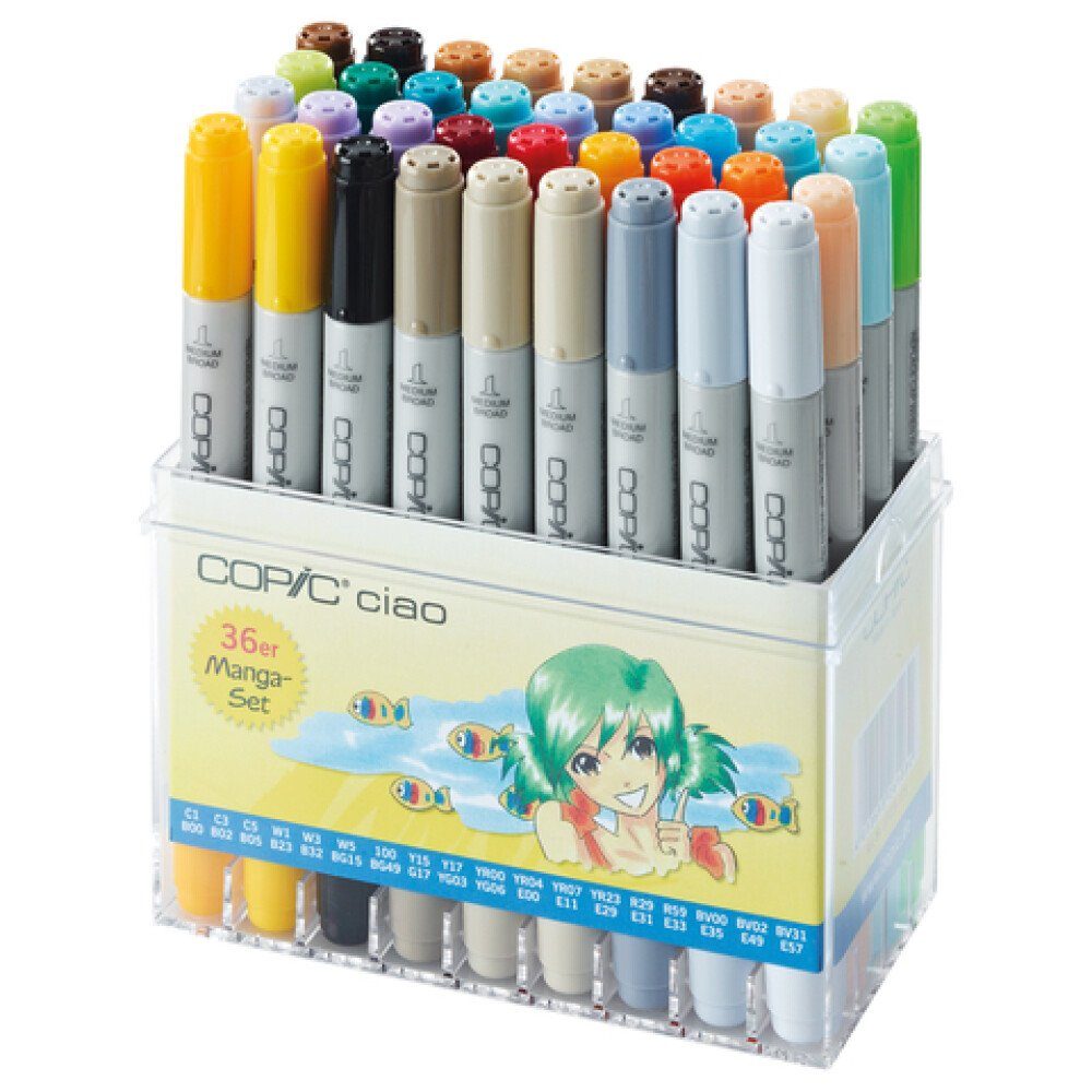 Marker Ciao Marker Set - Manga - 36 Stück