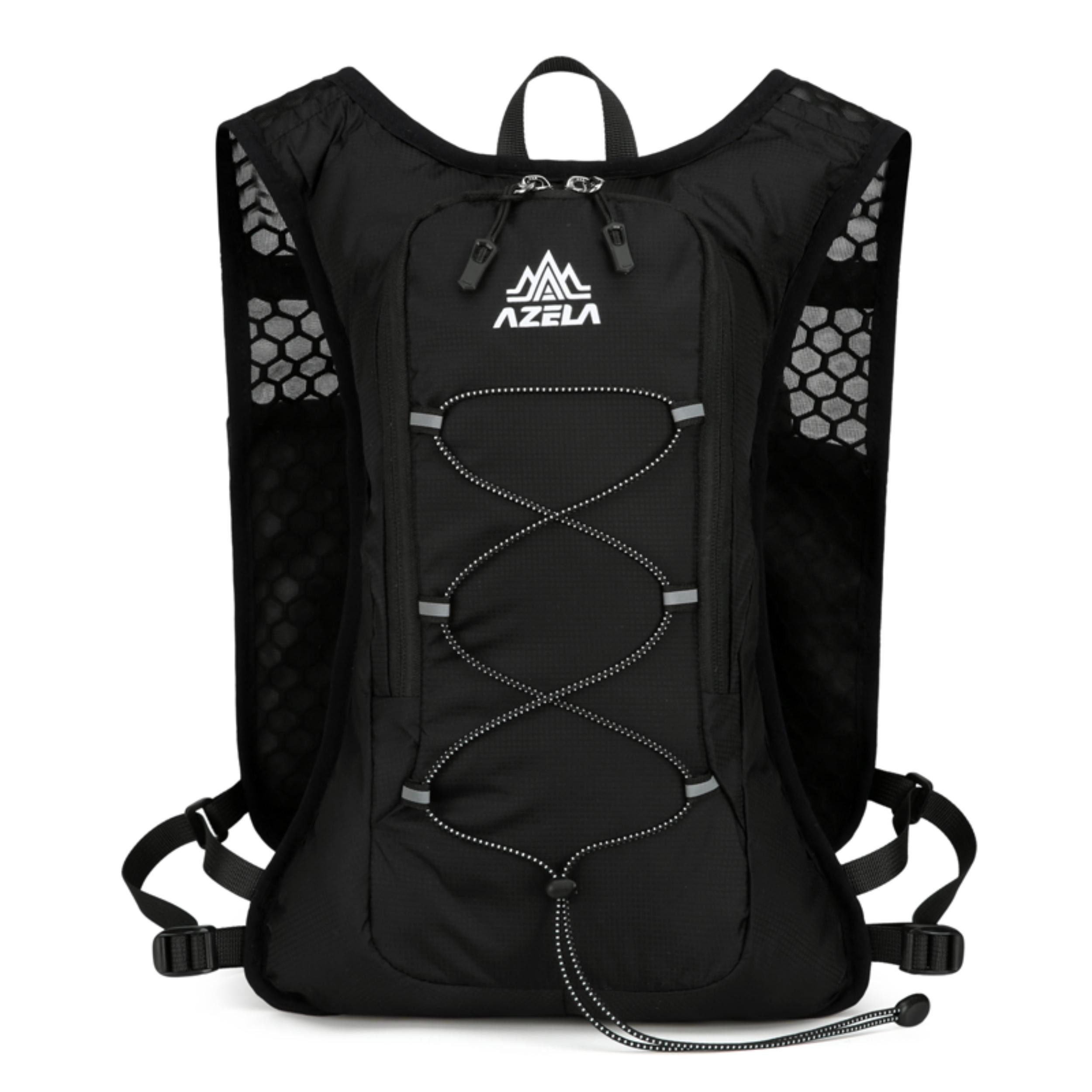 Maity Trinkrucksack 5L Laufweste Ultraleicht Wasserdicht Atmungsaktiv mit Reflektoren, Reflektierendes Design und ultraleicht