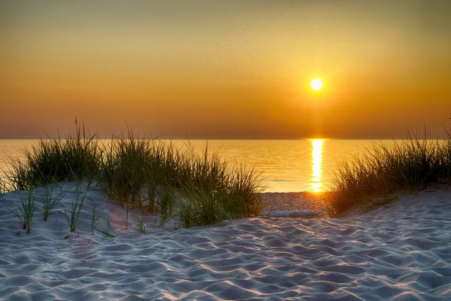 Papermoon Fototapete »Dunes Lake Michigan«, glatt-Otto