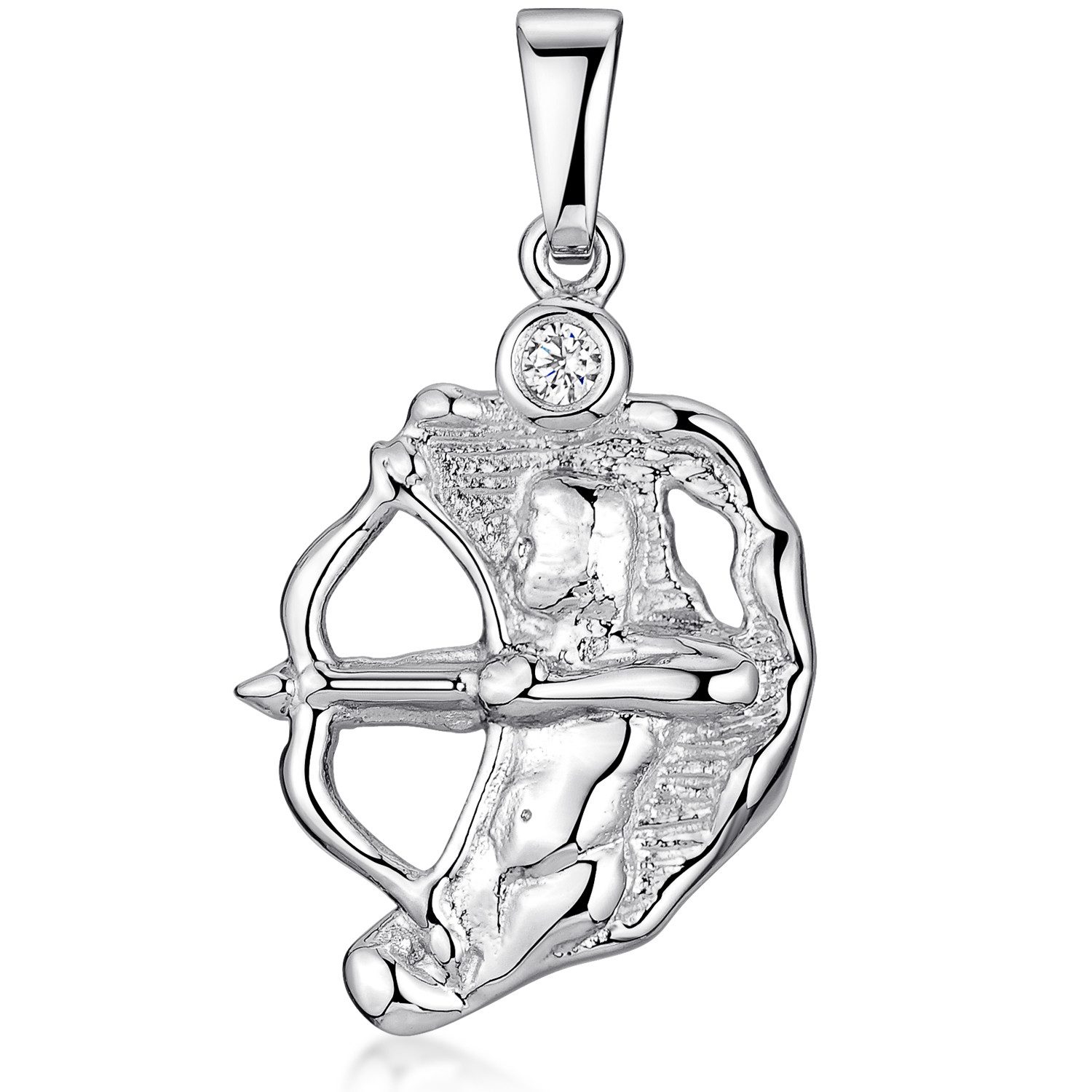 Sternzeichenanhänger Sternzeichen Schütze / Sagittarius Zirkonia KA-464