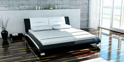 JVmoebel Bett Design Bett Polster Betten Designer Doppelbett 180x200cm, Made in Europa