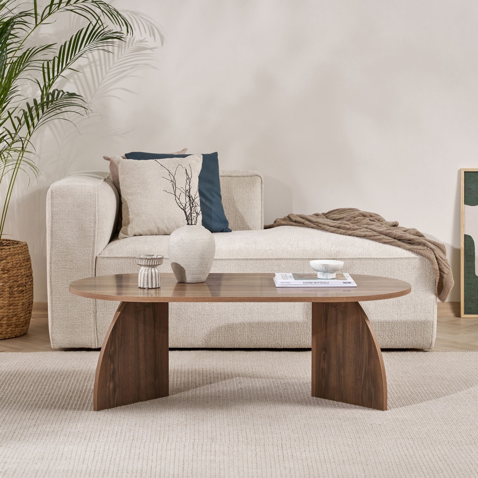 Skye Decor Couchtisch Melina B : 120 H : 40 T : 60 Cm (Packung, 1-St., 1 Couchtisch), Melaminbeschichtet 18 mm Plattenstärke – Bild 3 von 5