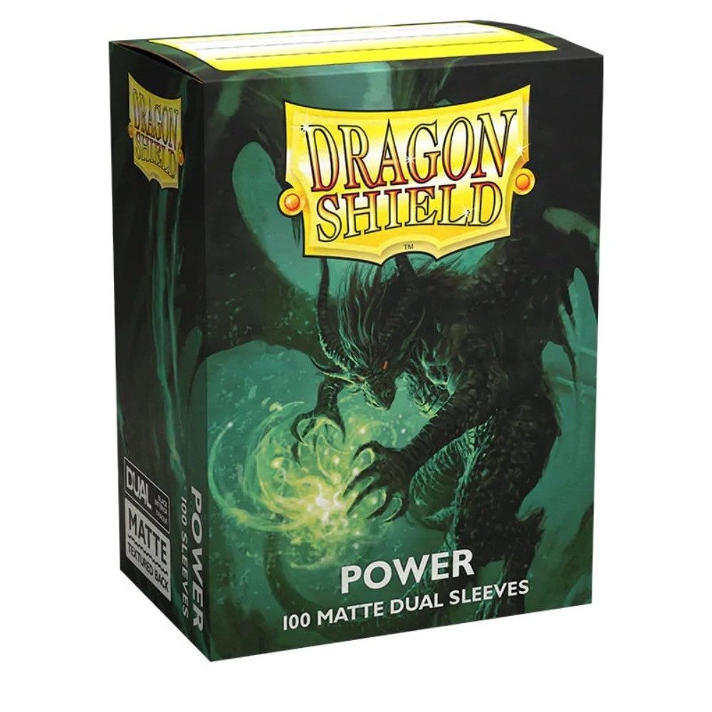 Dragon Shield Sammelkarte Dragon Shield: Matte – Dual Power (Metallic Green)