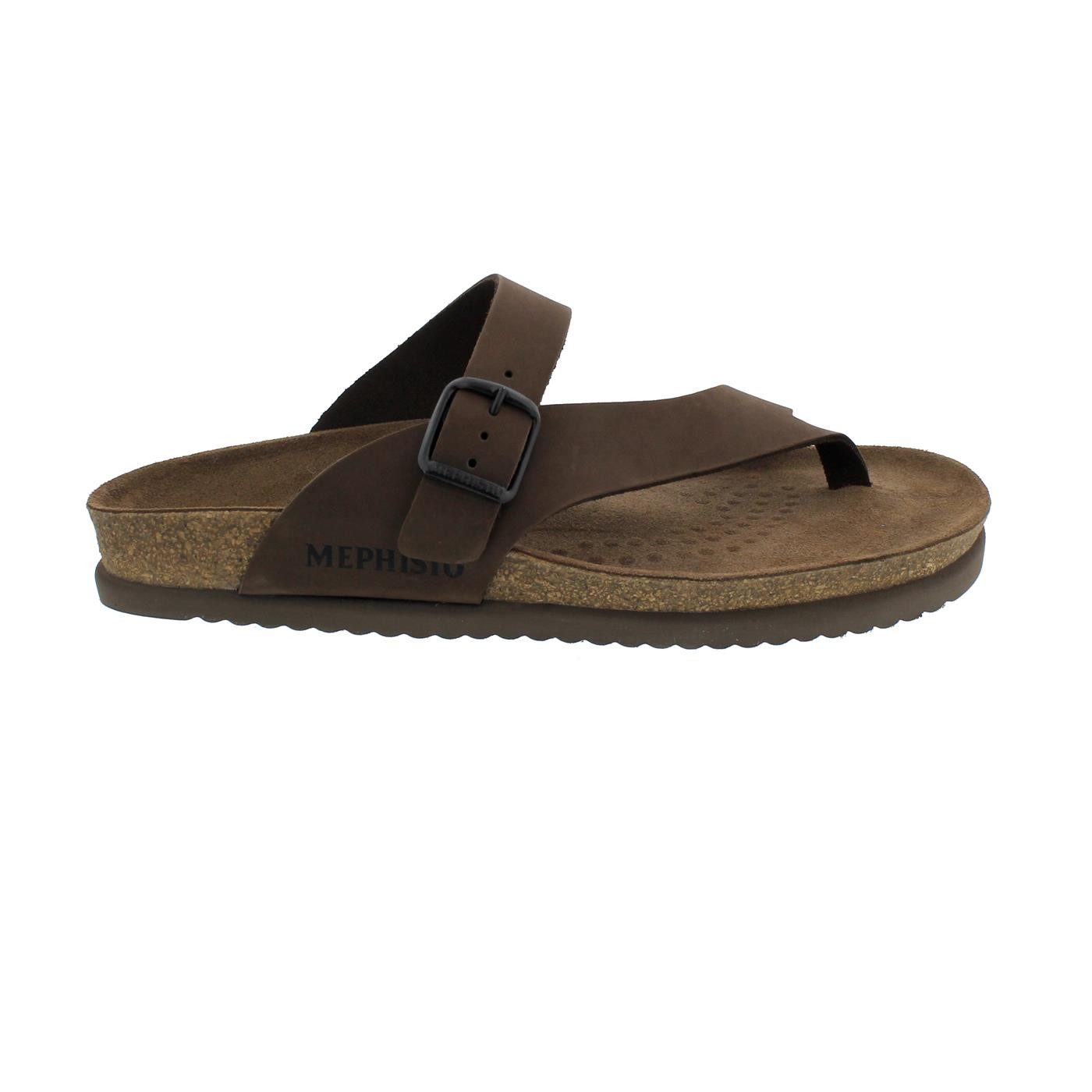 Mephisto Mephisto Niels Zehensteg-Pantolette, Dark Brown, Scratch 3451 Pantolette