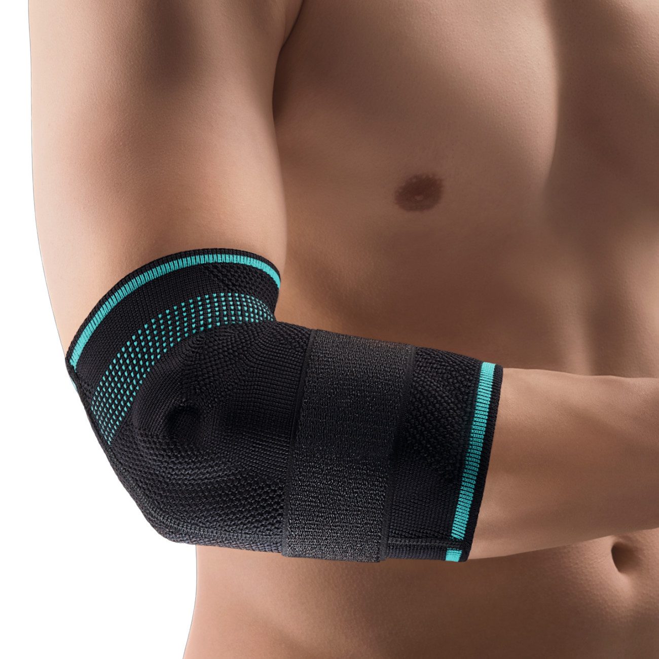 Ellenbogenbandage Komfort Plus, Schwarz Größe XS