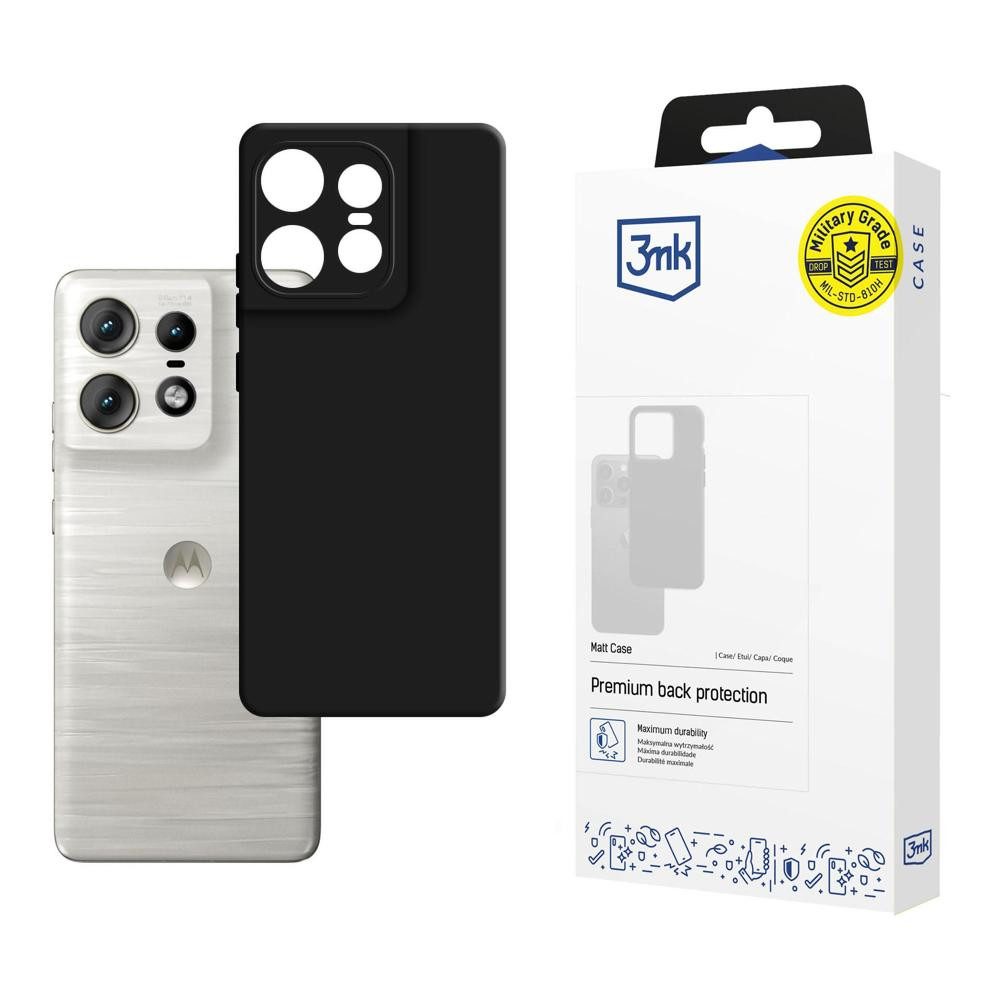 3MK Smartphone-Hülle Handyhülle Schutzhülle Kameraschutz, matt, stoßabsorbierend, kratzfest, kabelloses Laden
