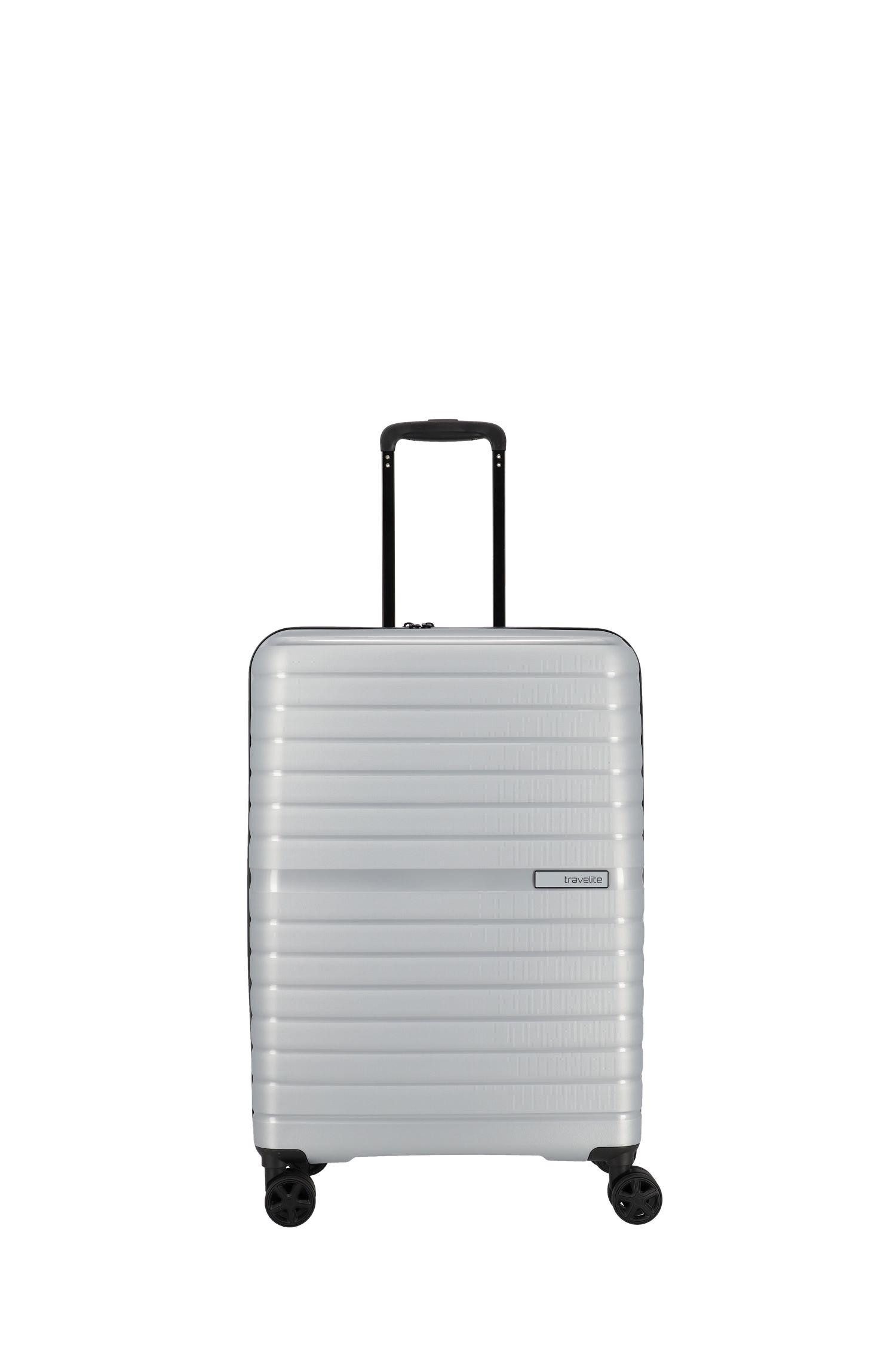 Koffer Travelite Trient 4w Trolley M Silber