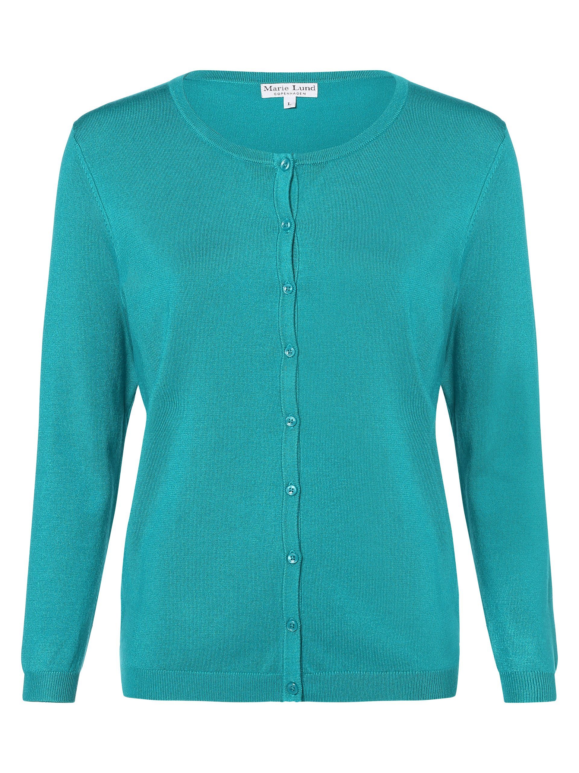 Marie Lund Strickjacke aqua