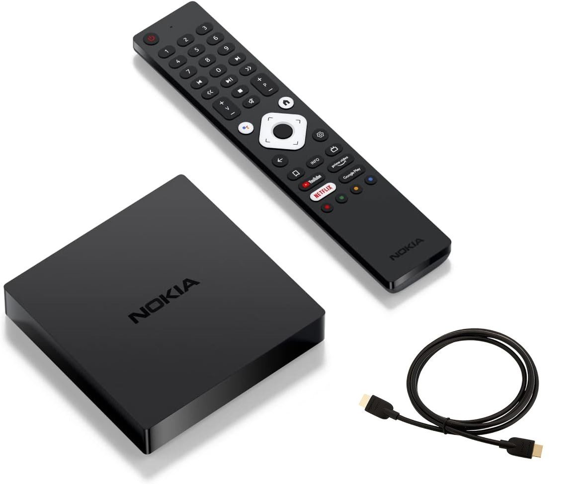 Streaming-Box 8000 Android TV 4K UHD, Chromecast, HDMI, Netflix, Prime Video