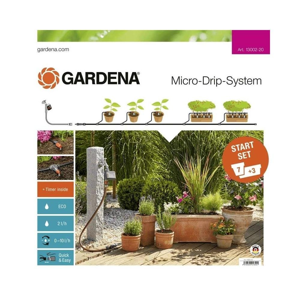 GARDENA Bewässerungssystem 13002-20 Micro-Drip-System Start-Set Pflanztöpfe günstig online kaufen