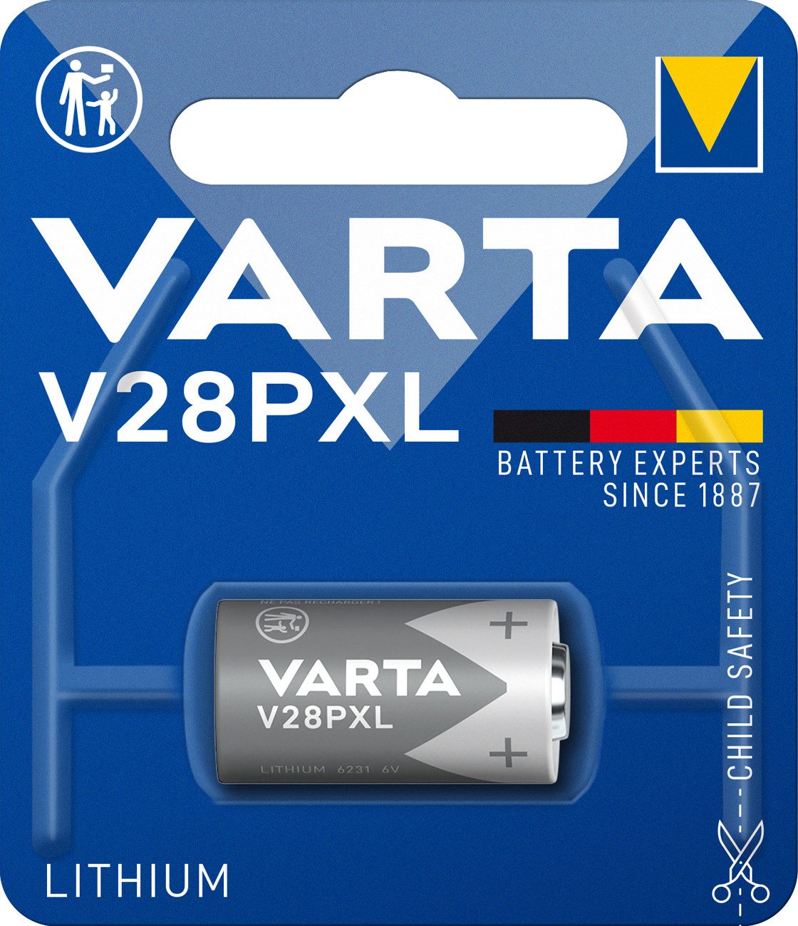 VARTA Varta V28PXL Photobatterie Lithium 6V 170mAh 1er Blister Batterie