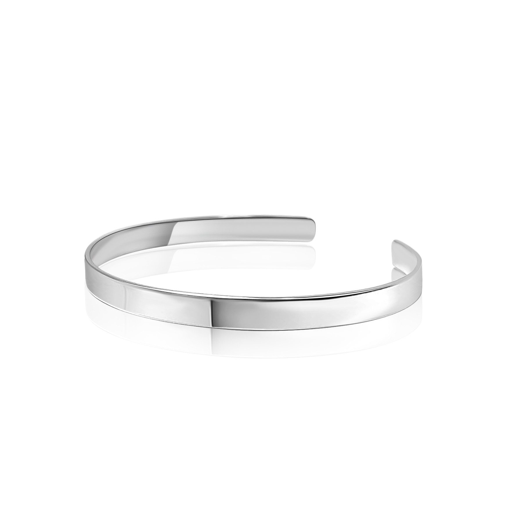 Mary & Jules Armreif offenere Armreif, 925 Sterling Silber, aus recyceltem Silber