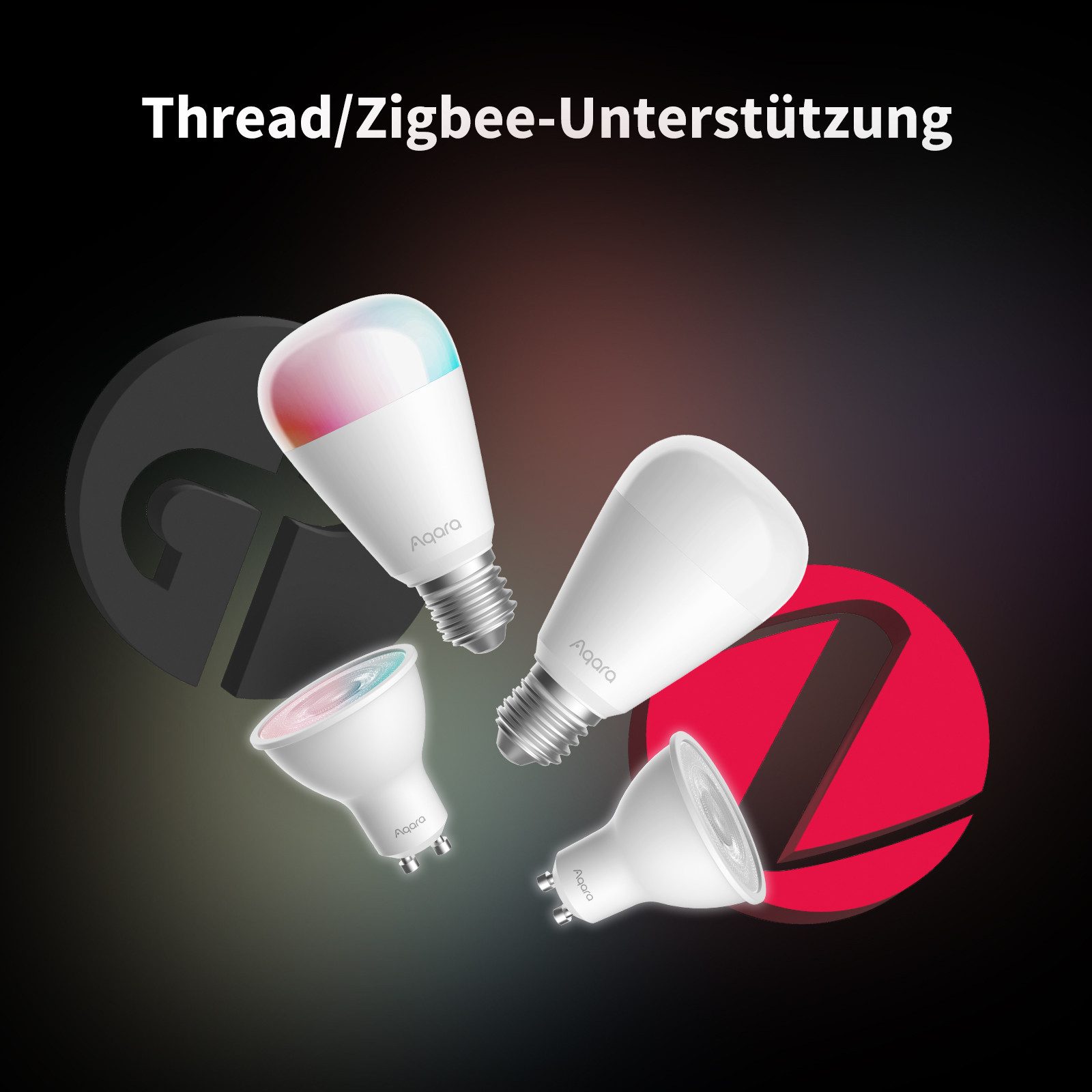 Aqara LED-Leuchtmittel, Smarte LED-Glühbirne T2, E27, günstig online kaufen