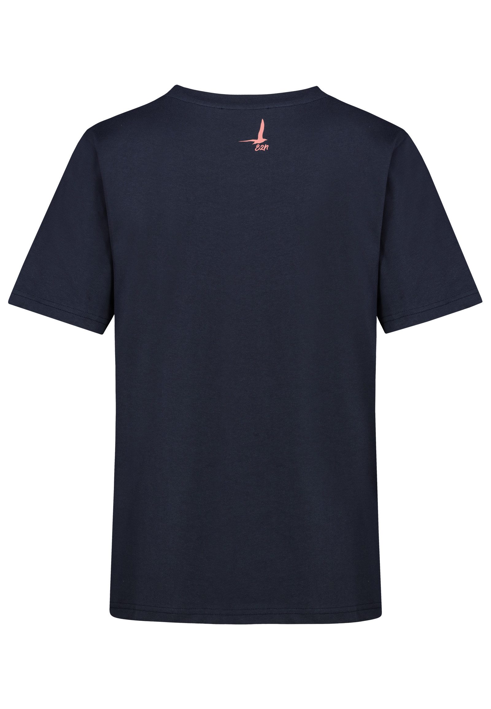 Eight2Nine T-Shirt Damen Baumwollshirt mit Küstenprints verschiedene Küsten- und Meeresmotive