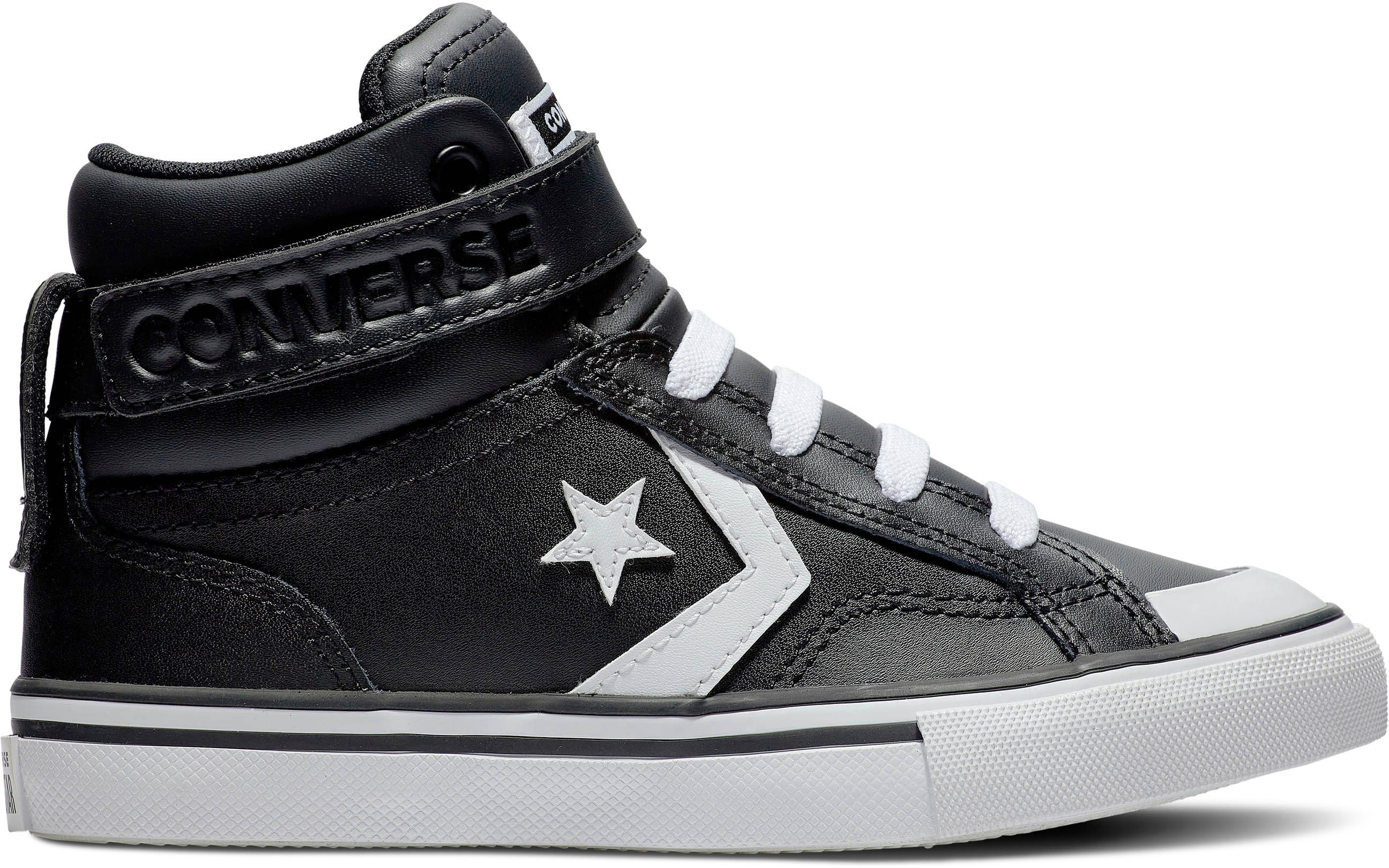 schwarz-weiß PRO BLAZE STRAP Converse LEATHER Sneaker