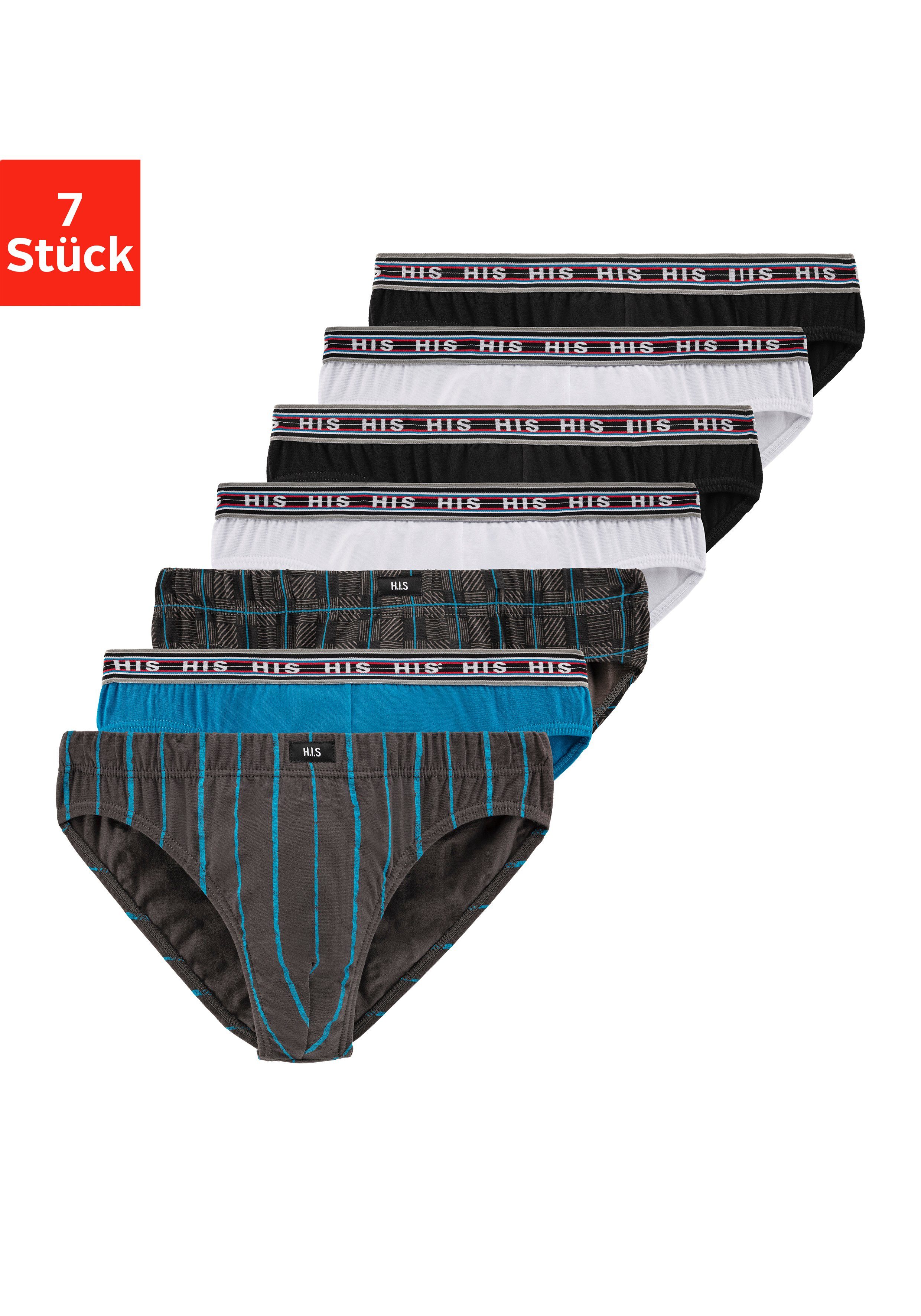 H.I.S Slip (Packung, 7-St) aus Baumwoll-Stretch günstig online kaufen