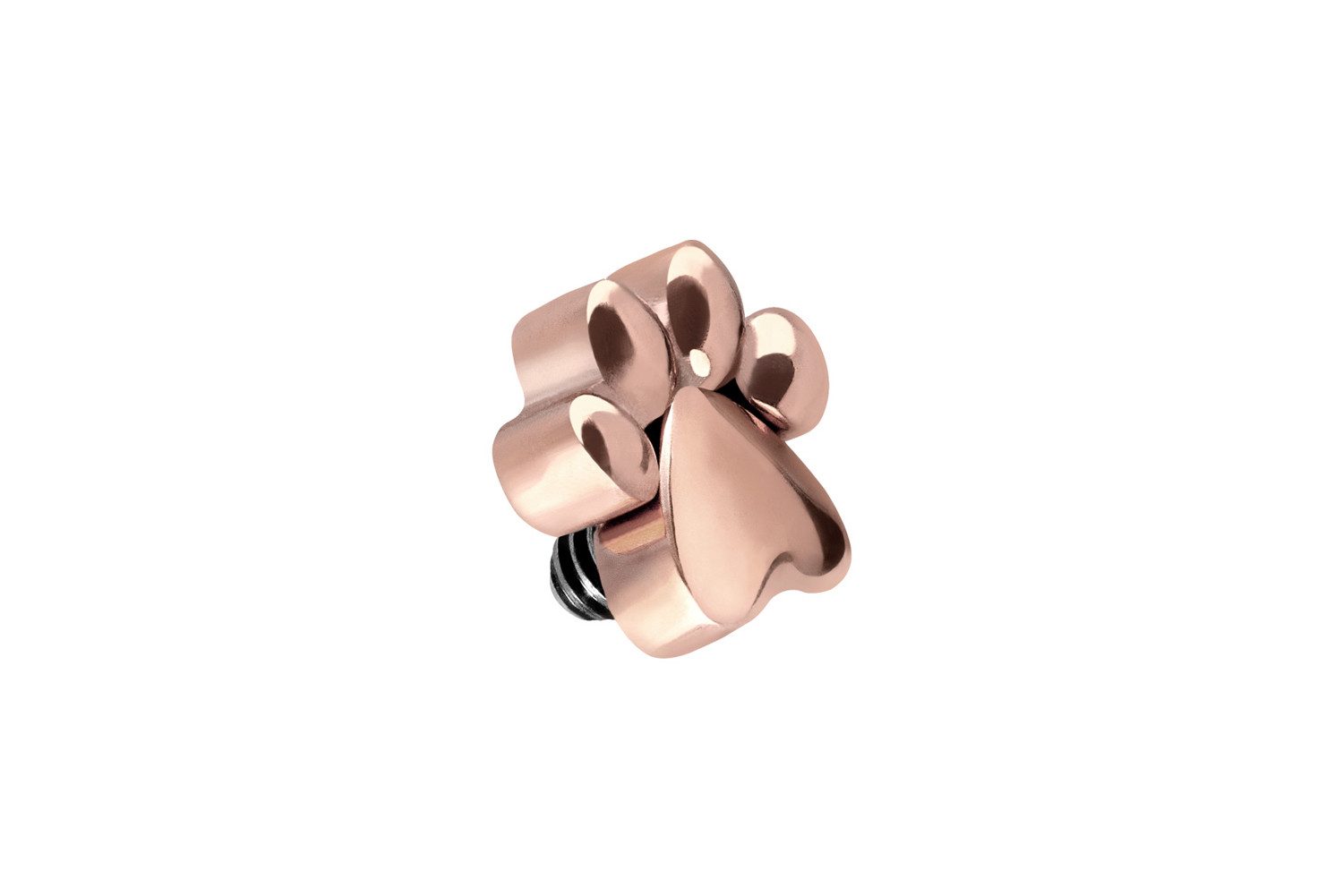 PIERCINGLINE Piercing-Set Titan Dermal Anchor Aufsatz PFOTE (Schraub-Aufsätze, 1-tlg)