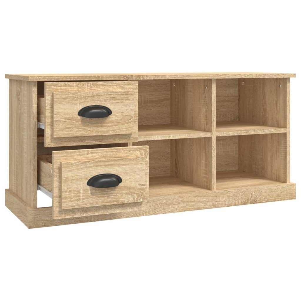 cm furnicato TV-Schrank 102x35,5x47,5 Holzwerkstoff Sonoma-Eiche