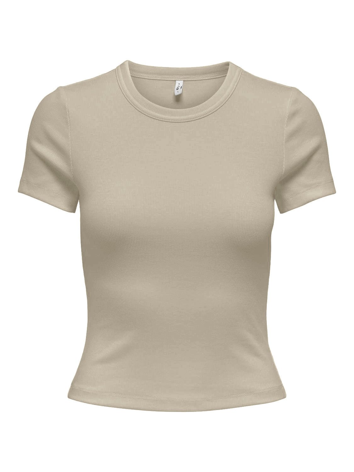 ONLY Kurzarmshirt ONLVAL S/S O-NECK TOP günstig online kaufen