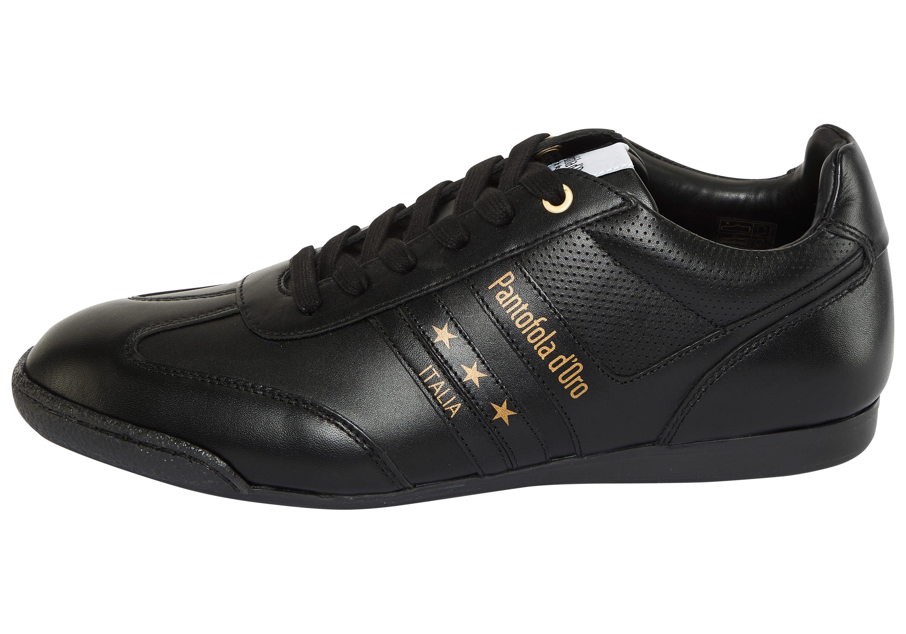 Pantofola d´Oro VASTO LOW Sneaker Obermaterial aus Leder, Gummilaufsohle, mit Schnürung