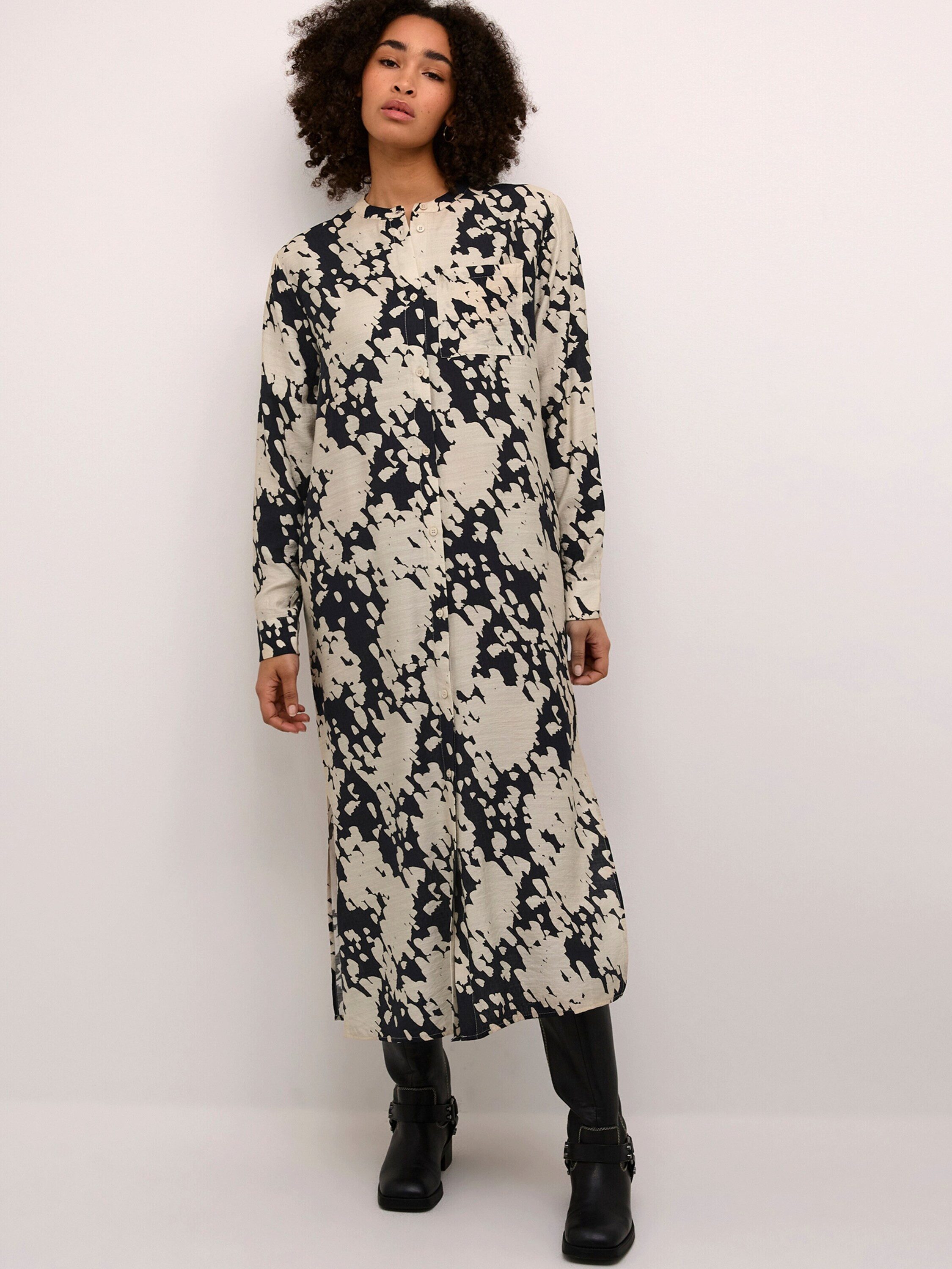 KAFFE Sommerkleid KALouise (1-tlg) Falten