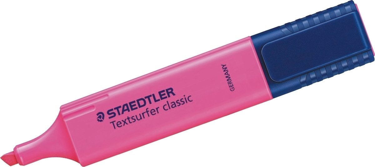 STAEDTLER Marker Textmarker Textsurfer pink (10 Stück)
