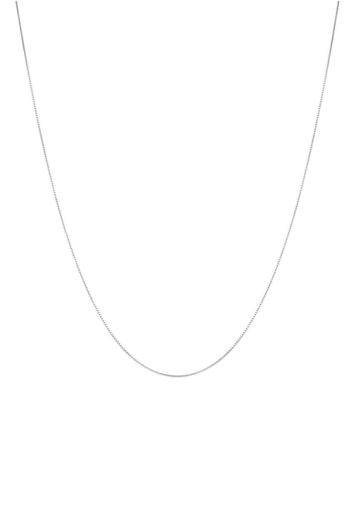 Silberkette Box Silber 925 Damen, 18K vergoldet Kastenkette