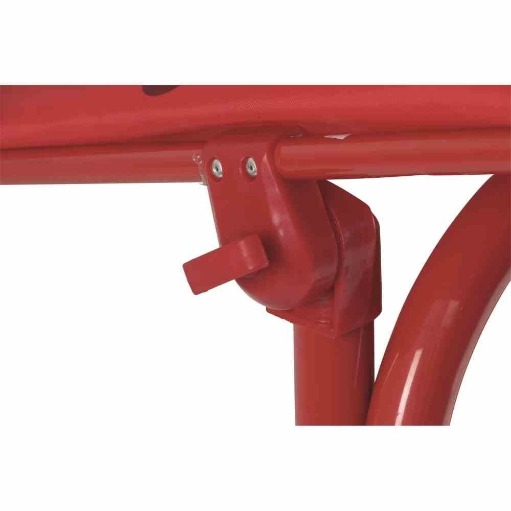Gartentrends Hollywoodschaukel Marie, 1-Sitzer, in rot, gelb - 75x118x115 (BxHxT)