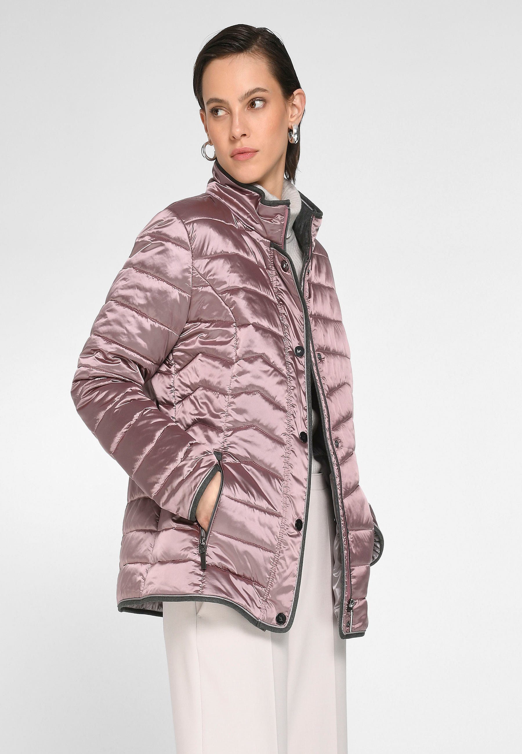 Peter Hahn Steppjacke Jacket in Metallic-Optik