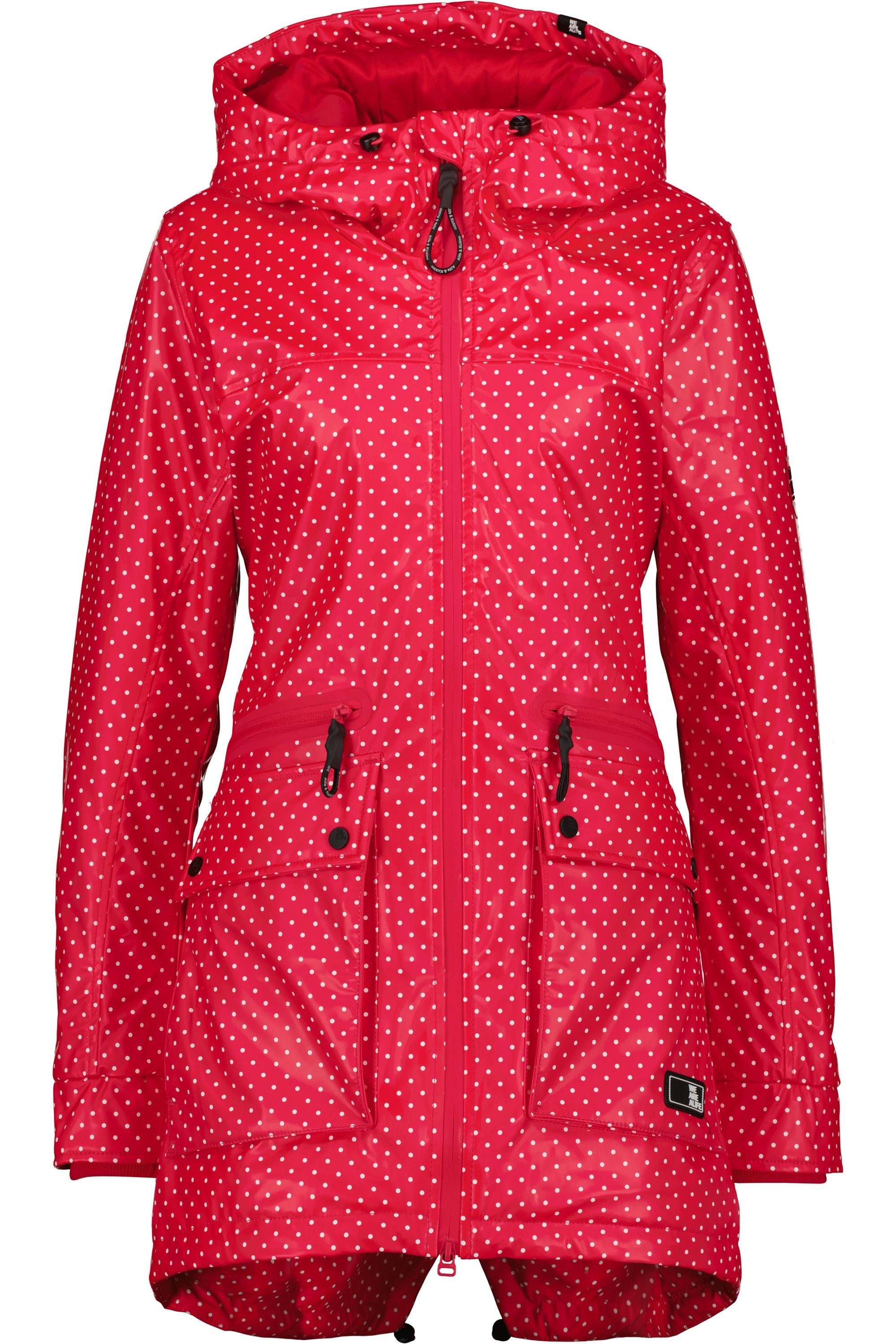 Alife & Raincoat fuchsia AudreyAK Kickin Übergangsjacke Damen Langjacke B